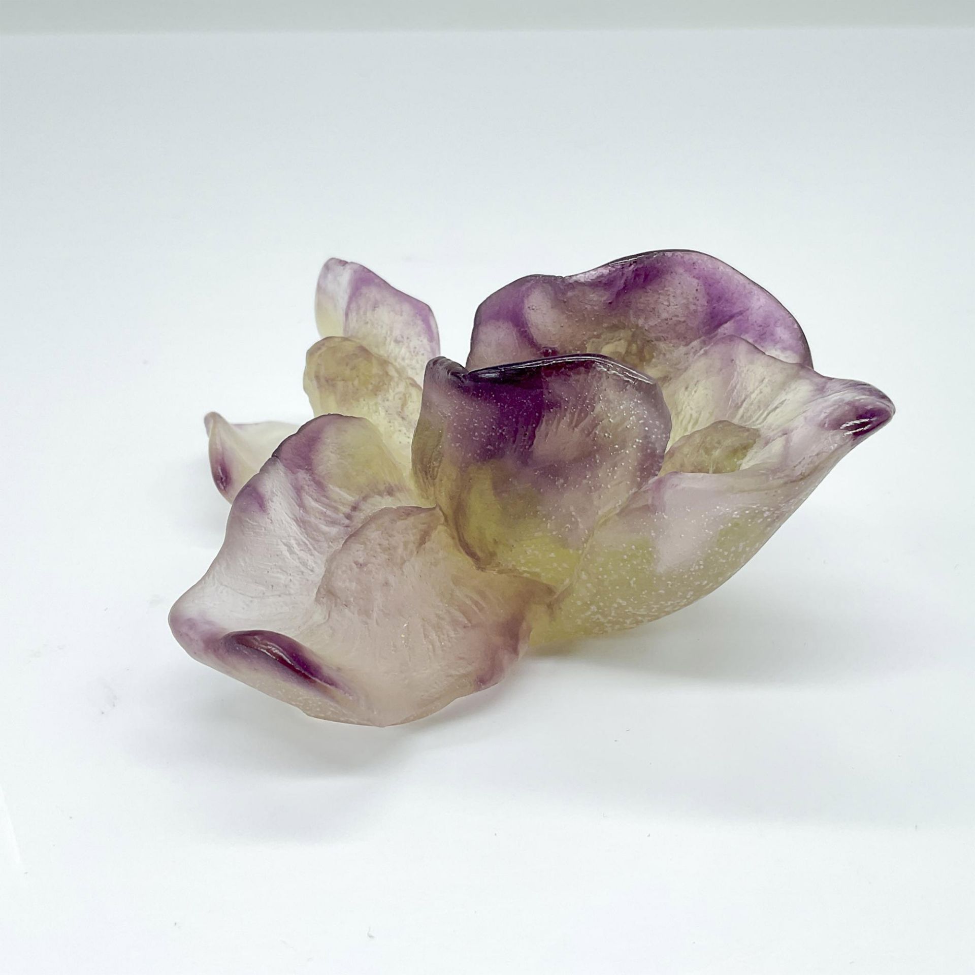 Daum Crystal Floral Sculpture - Image 2 of 3