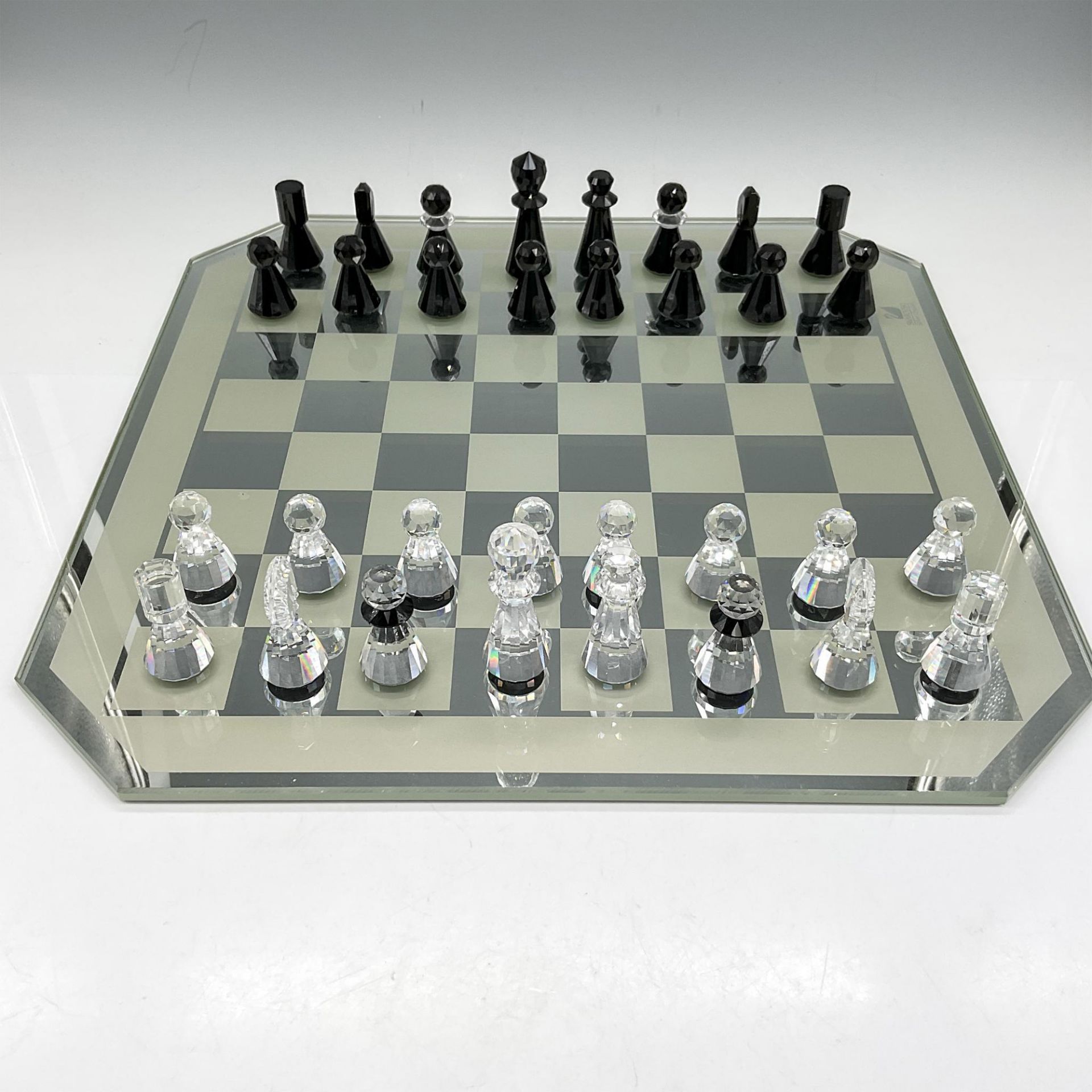 33pc Swarovski Silver Crystal Chess Set - Image 2 of 5