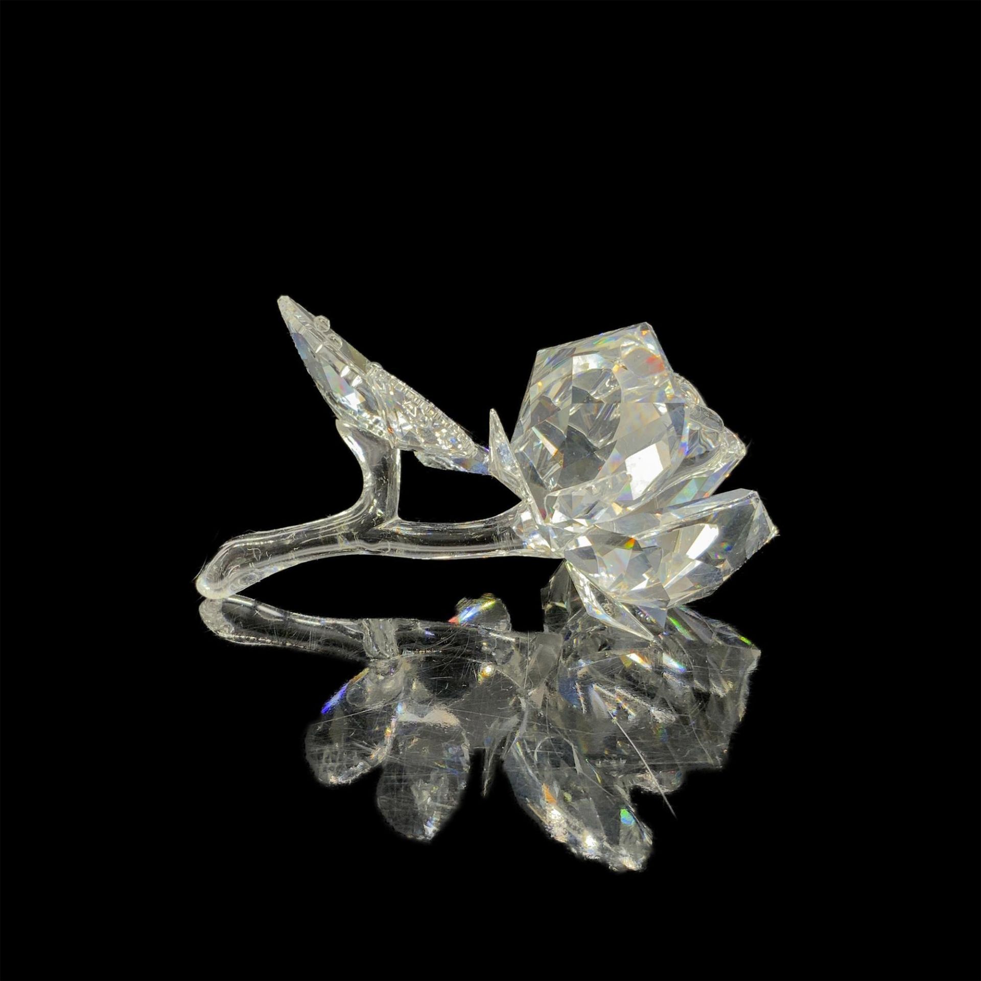 Swarovski Silver Crystal Figurine, Rose 174956 - Image 2 of 4