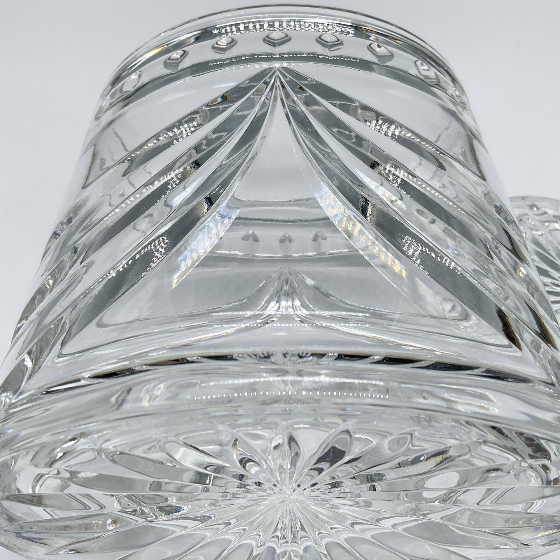 Waterford Crystal Oval Shaped Cookie Jar, Overture Pattern - Image 4 of 4