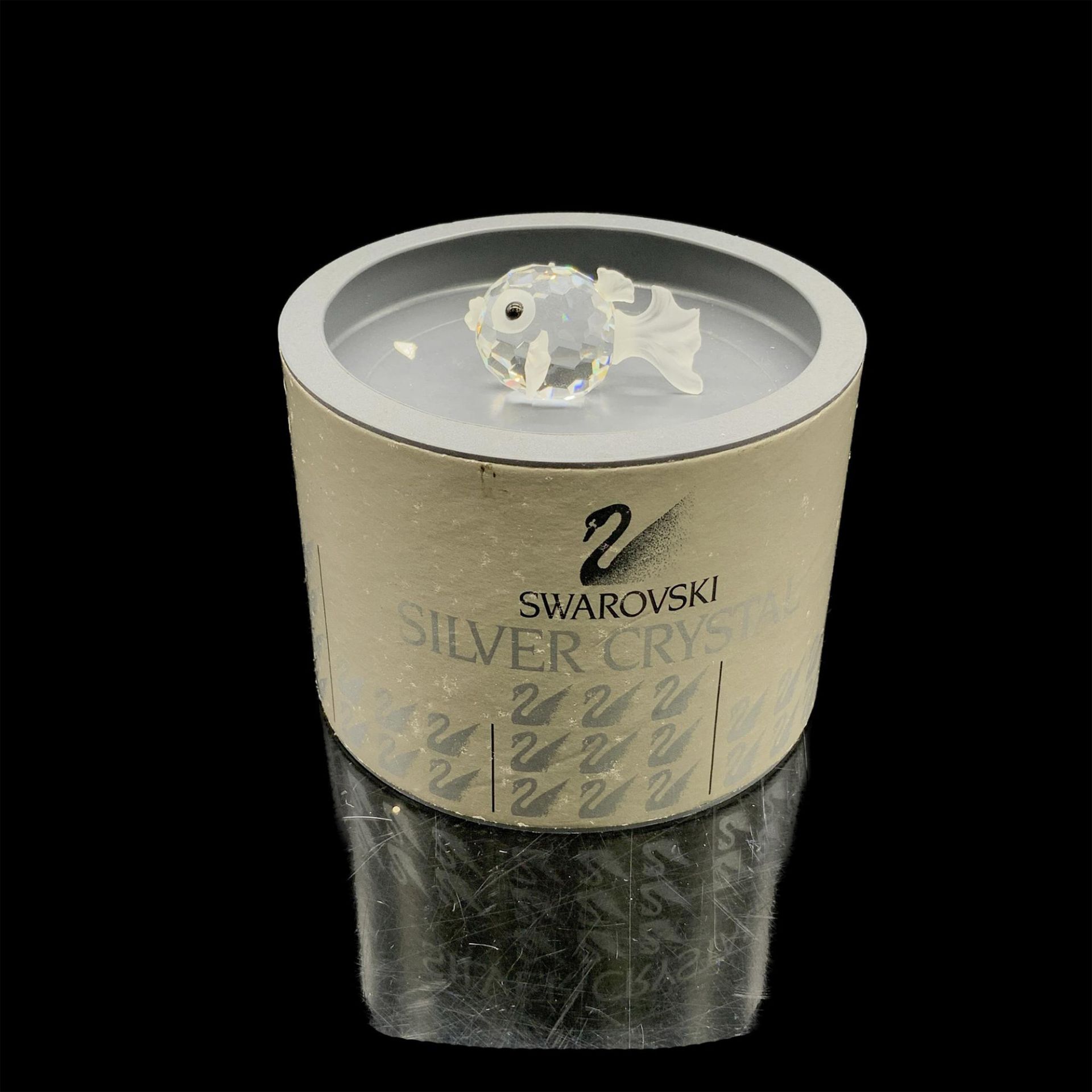 Swarovski Silver Crystal Figurine, Mini Blowfish 013960 - Image 3 of 3