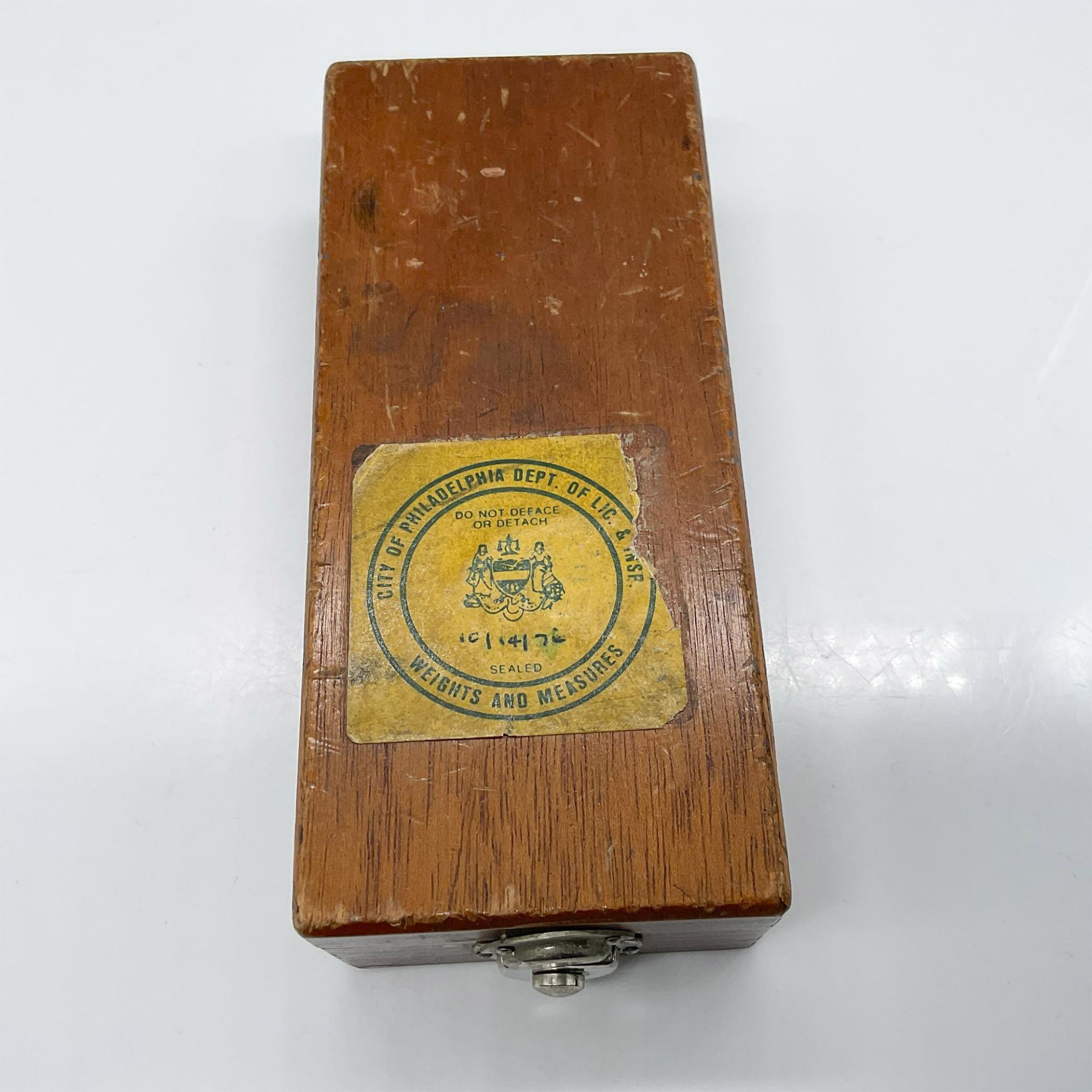 Antique Gold Scale in Case Given to City of Philadelphia - Bild 4 aus 4