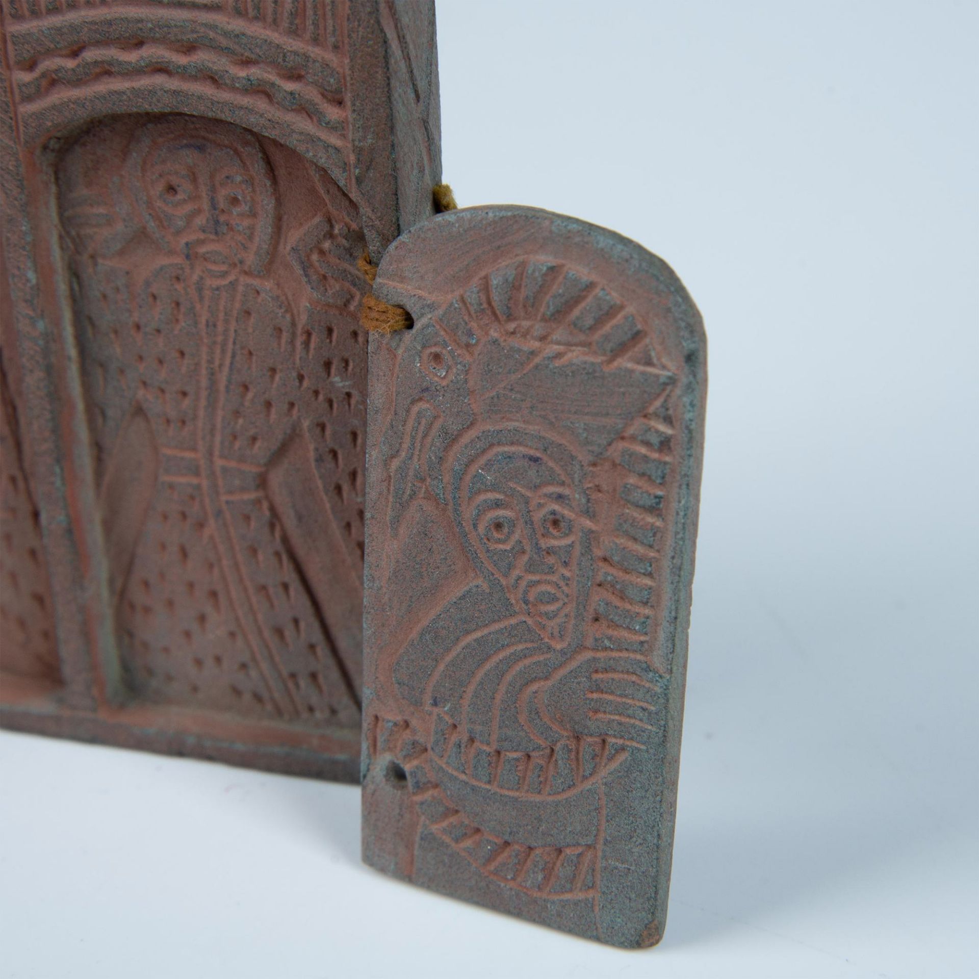 Ethiopian Coptic Stone Icon - Image 8 of 11