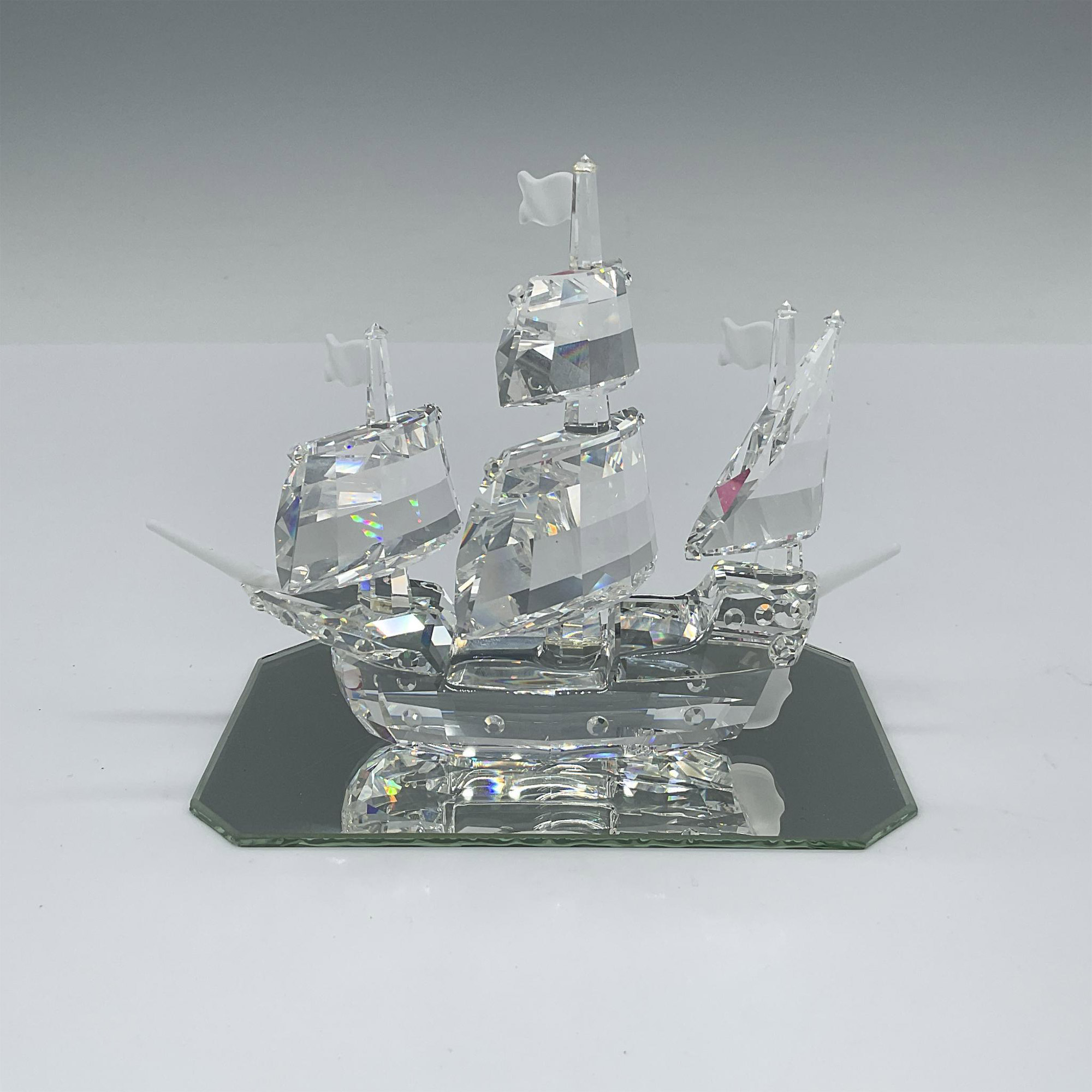 Swarovski Crystal Figurine, Santa Maria Ship + Base - Image 2 of 4