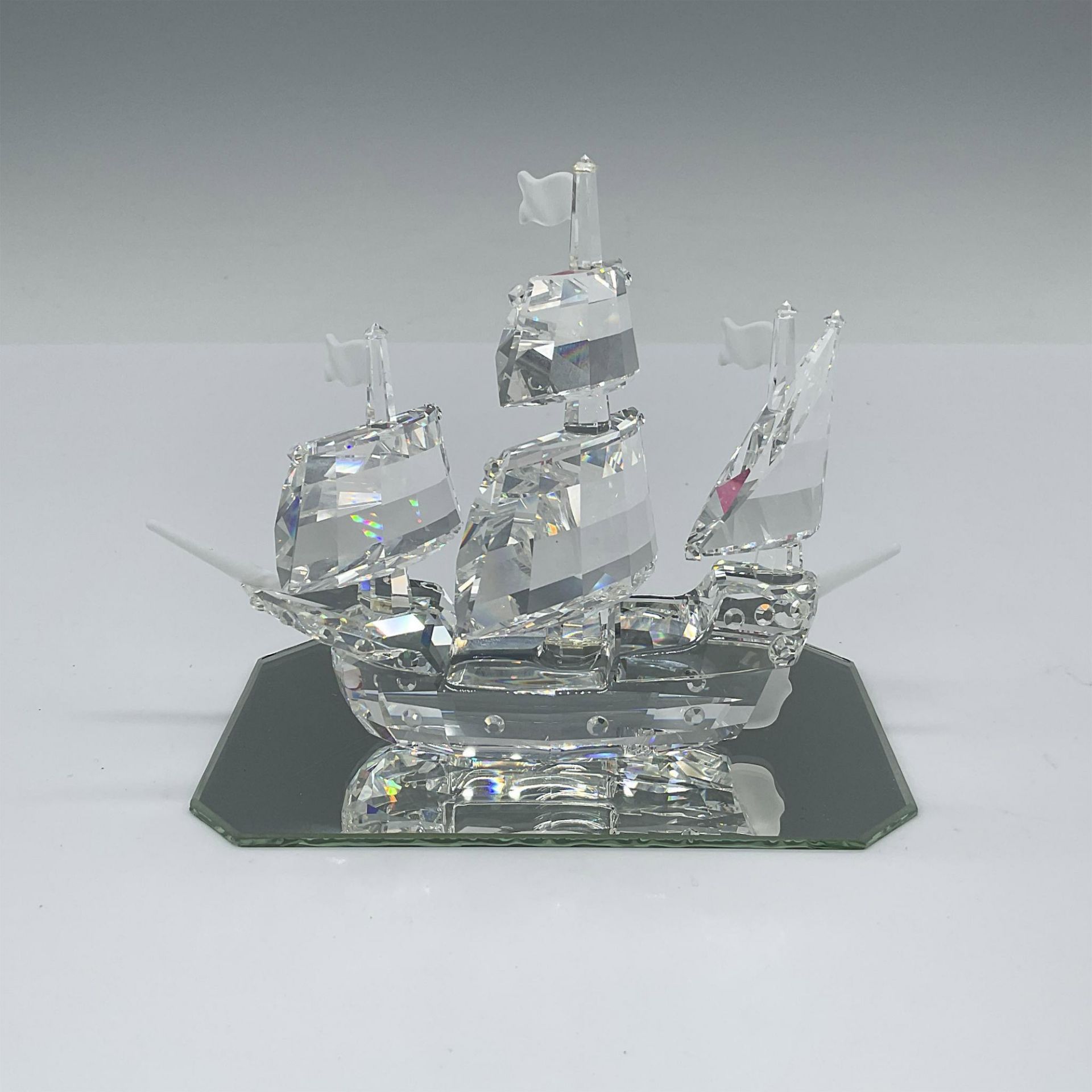 Swarovski Crystal Figurine, Santa Maria Ship + Base - Bild 2 aus 4