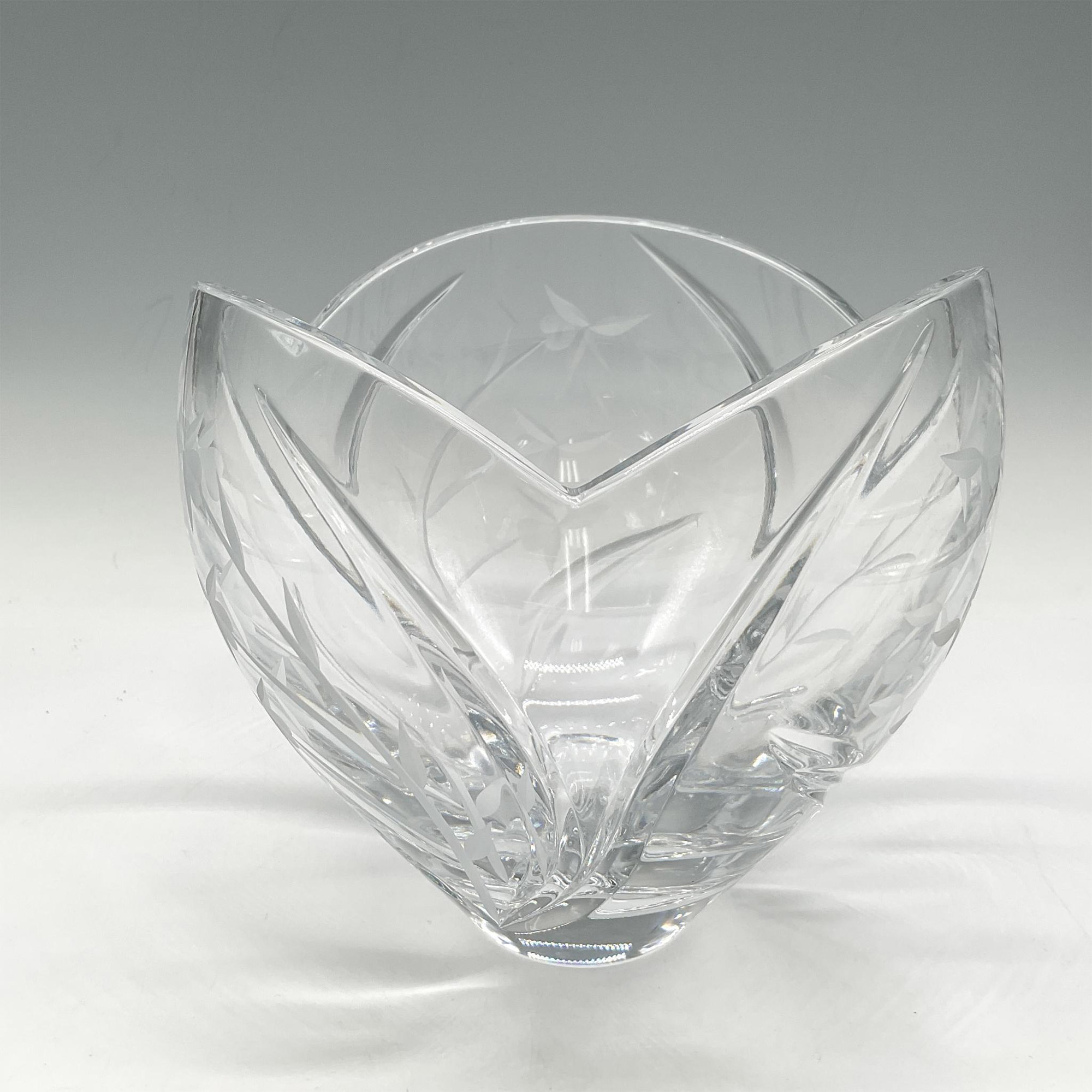 Lenox Etched Crystal Tulip Bowl - Image 2 of 4