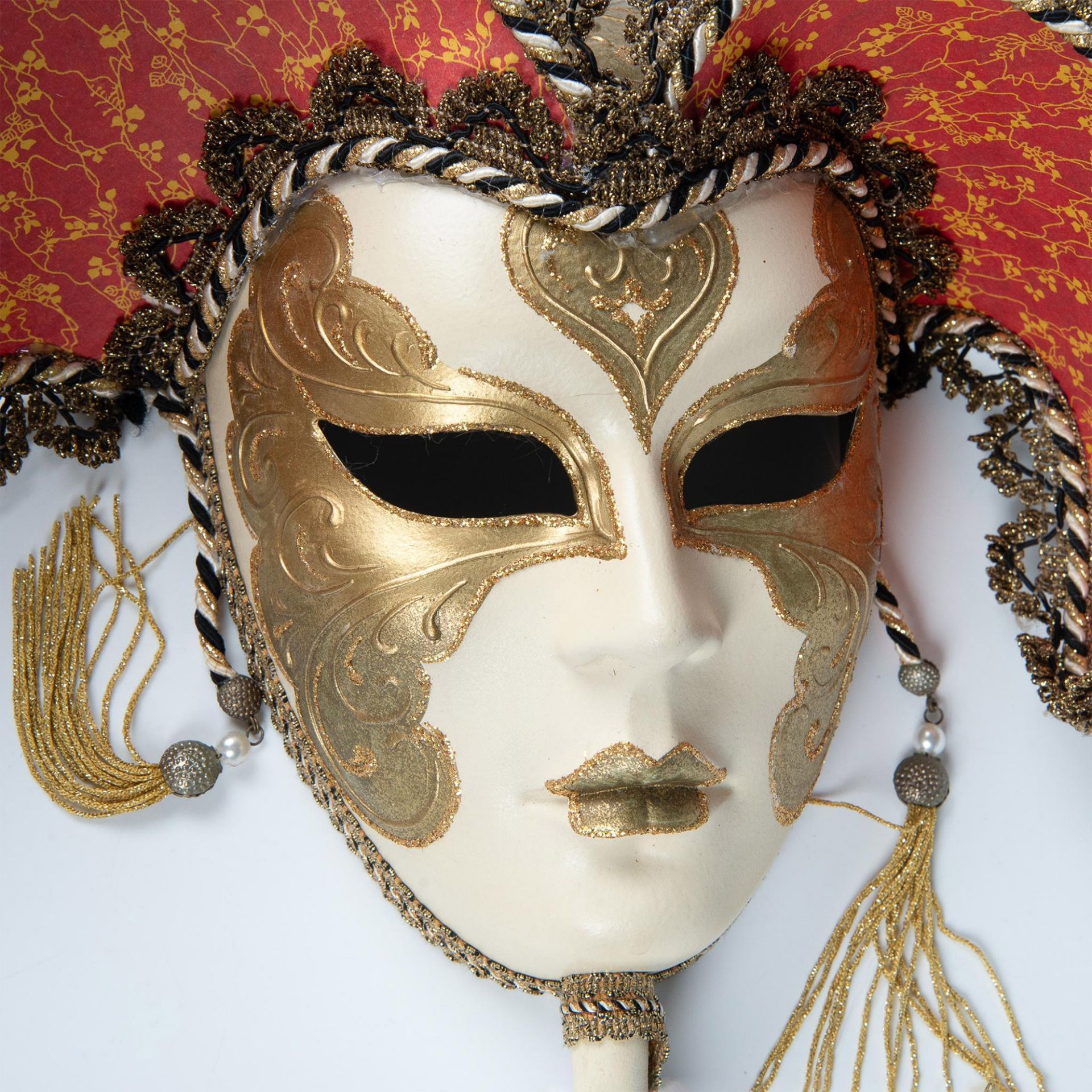 Hand Painted Venetian Carnival Mask - Image 2 of 3