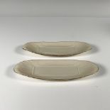 2pc Lenox Open Butter Dishes