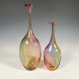 Pair of Kosta Boda Iridescent Fidji Vase