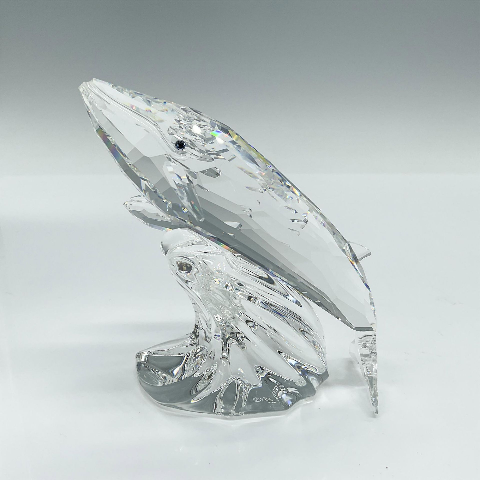 Swarovski Silver Crystal Figurine, Care for Me, Whales - Image 2 of 4