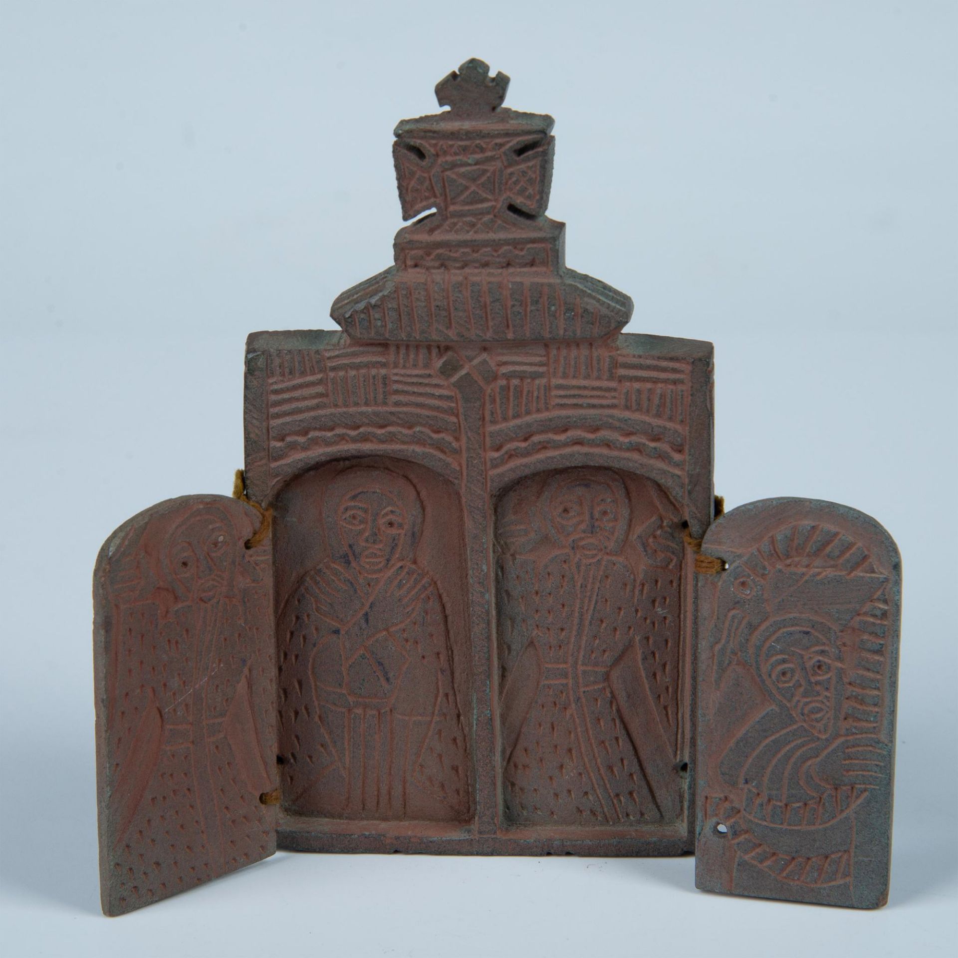 Ethiopian Coptic Stone Icon - Image 7 of 11