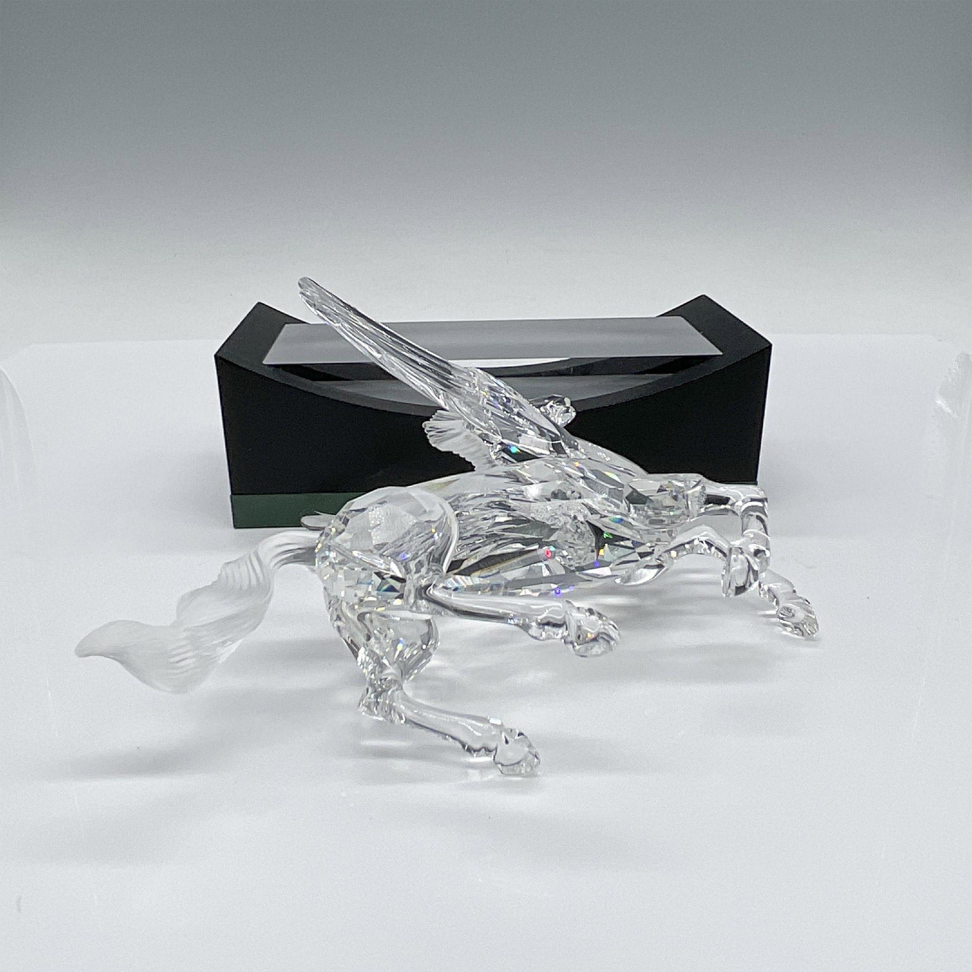 Swarovski Crystal Figurine, Pegasus with Base and Plaque - Image 3 of 6