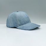 Very Rare Michel Harvey Denim Ceramic Hat Wall Sculpture