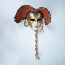 Hand Painted Venetian Carnival Mask