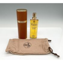 Vintage Hermes Galeche Perfume + Refillable Leather Bottle