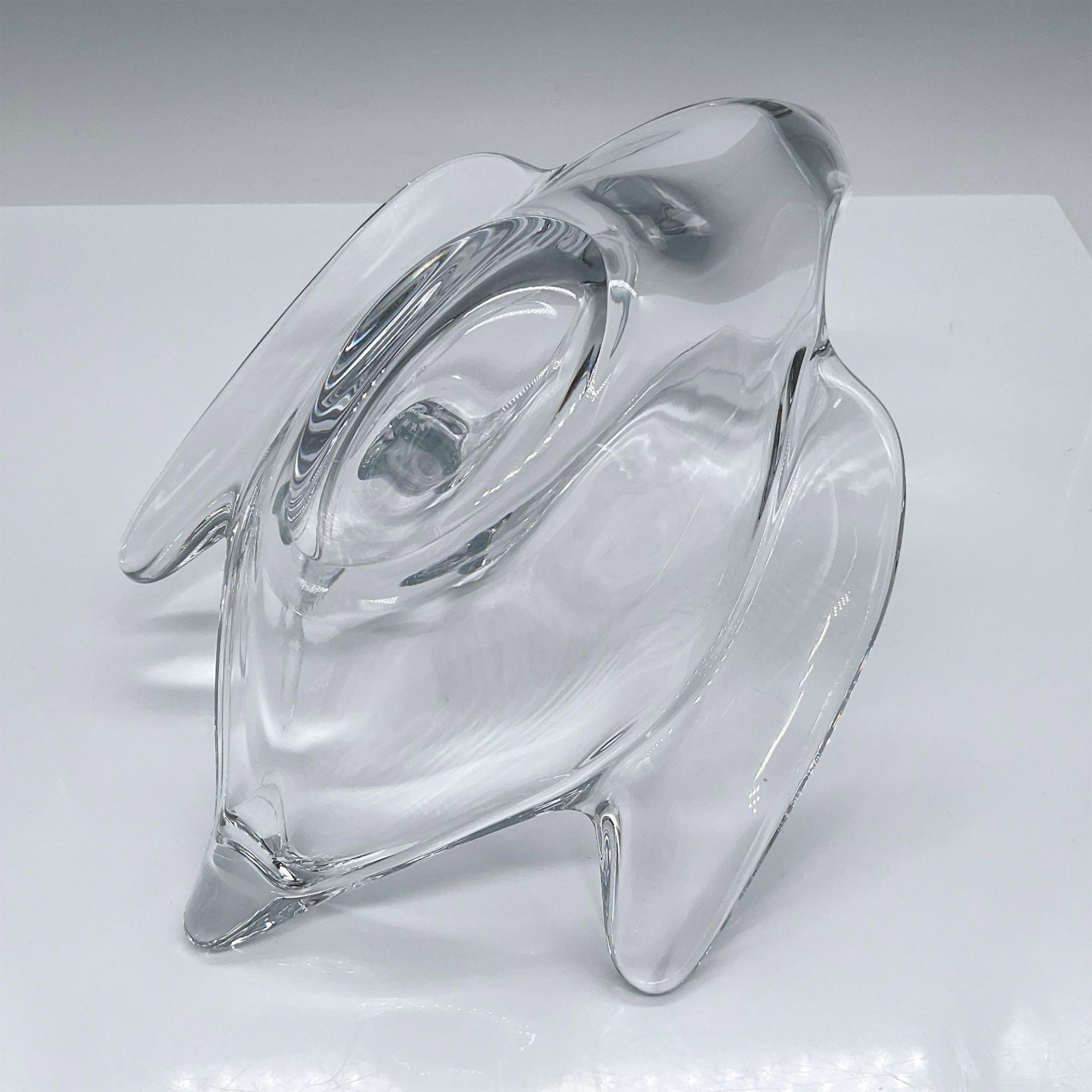 Vannes Crystal Swan Shaped Decorative Bowl - Image 3 of 3