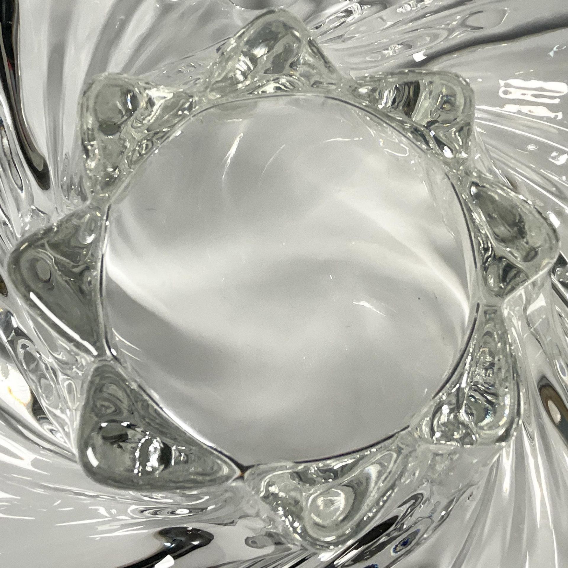 Large Swirled Glass Bowl - Bild 4 aus 4
