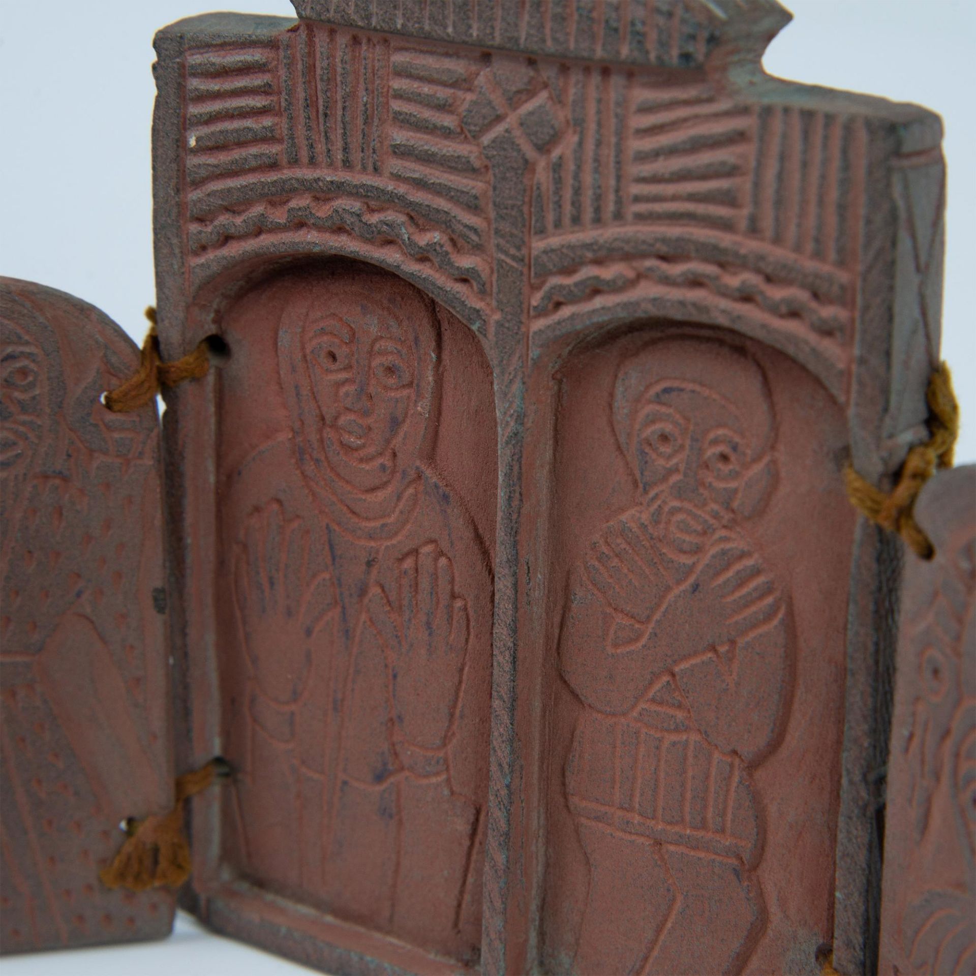 Ethiopian Coptic Stone Icon - Image 4 of 11