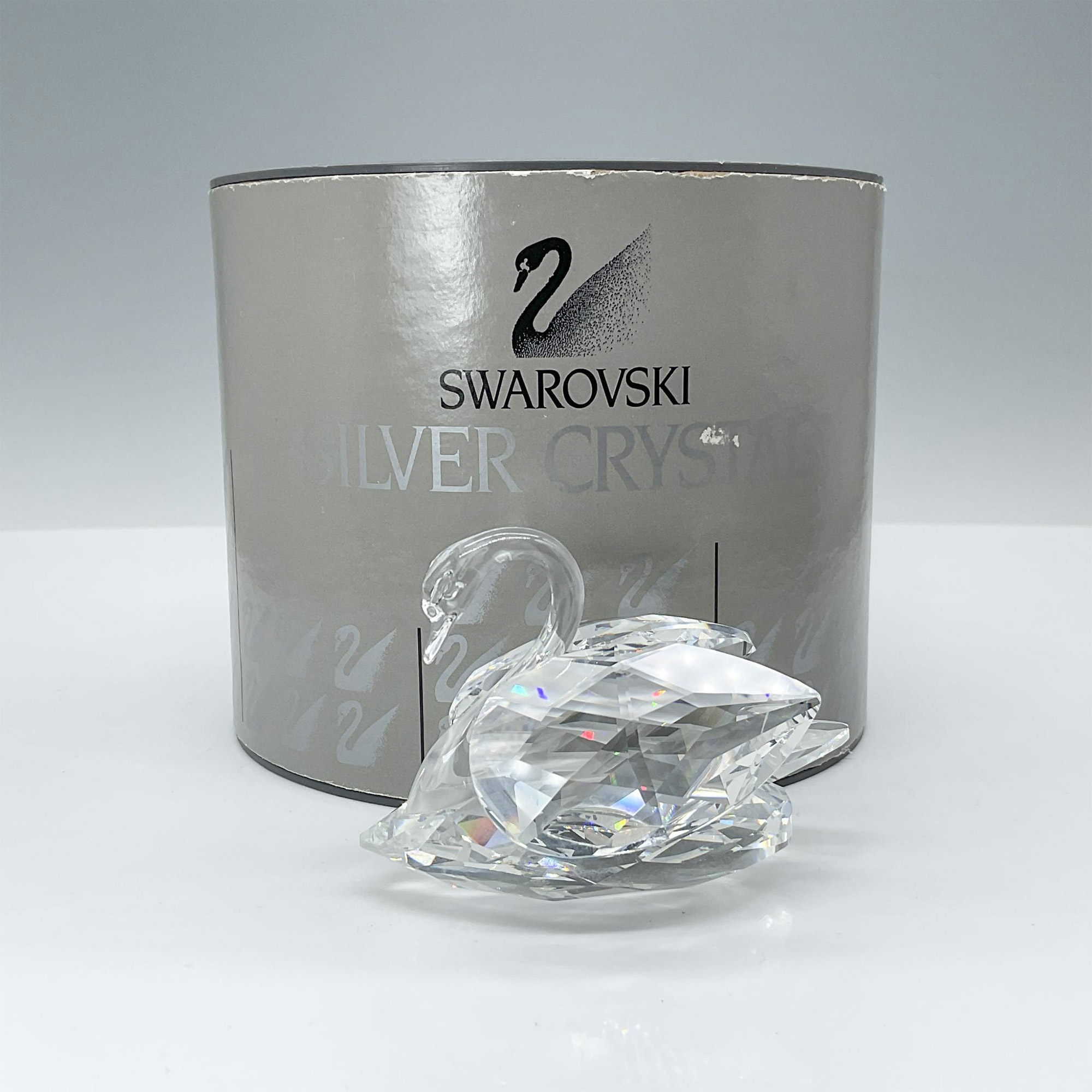 Swarovski Silver Crystal Figurine, Swan Large 10005 - Image 4 of 4