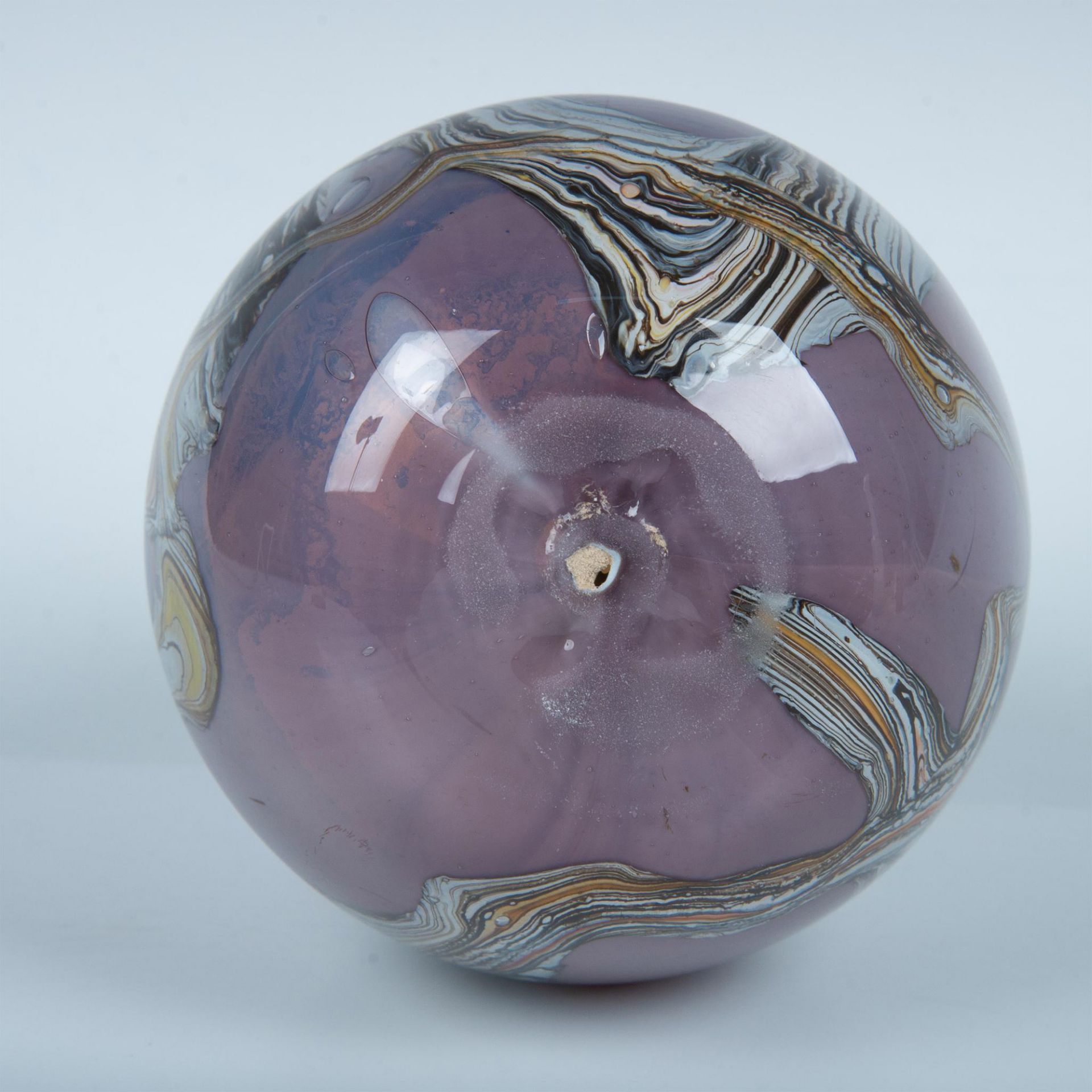 Art Glass Egg Paperweight - Bild 3 aus 5