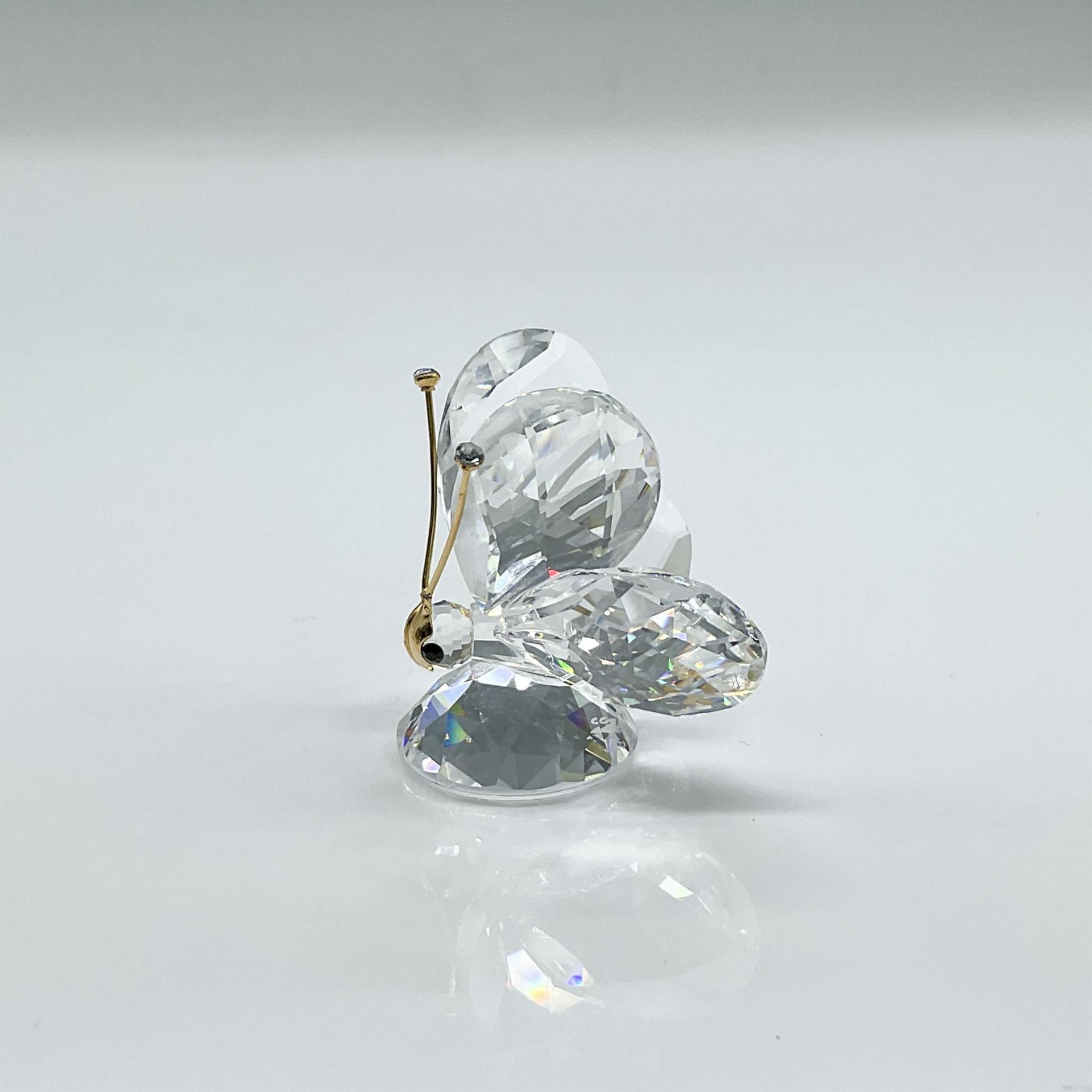 Swarovski Silver Crystal Figurine, Mini Butterfly