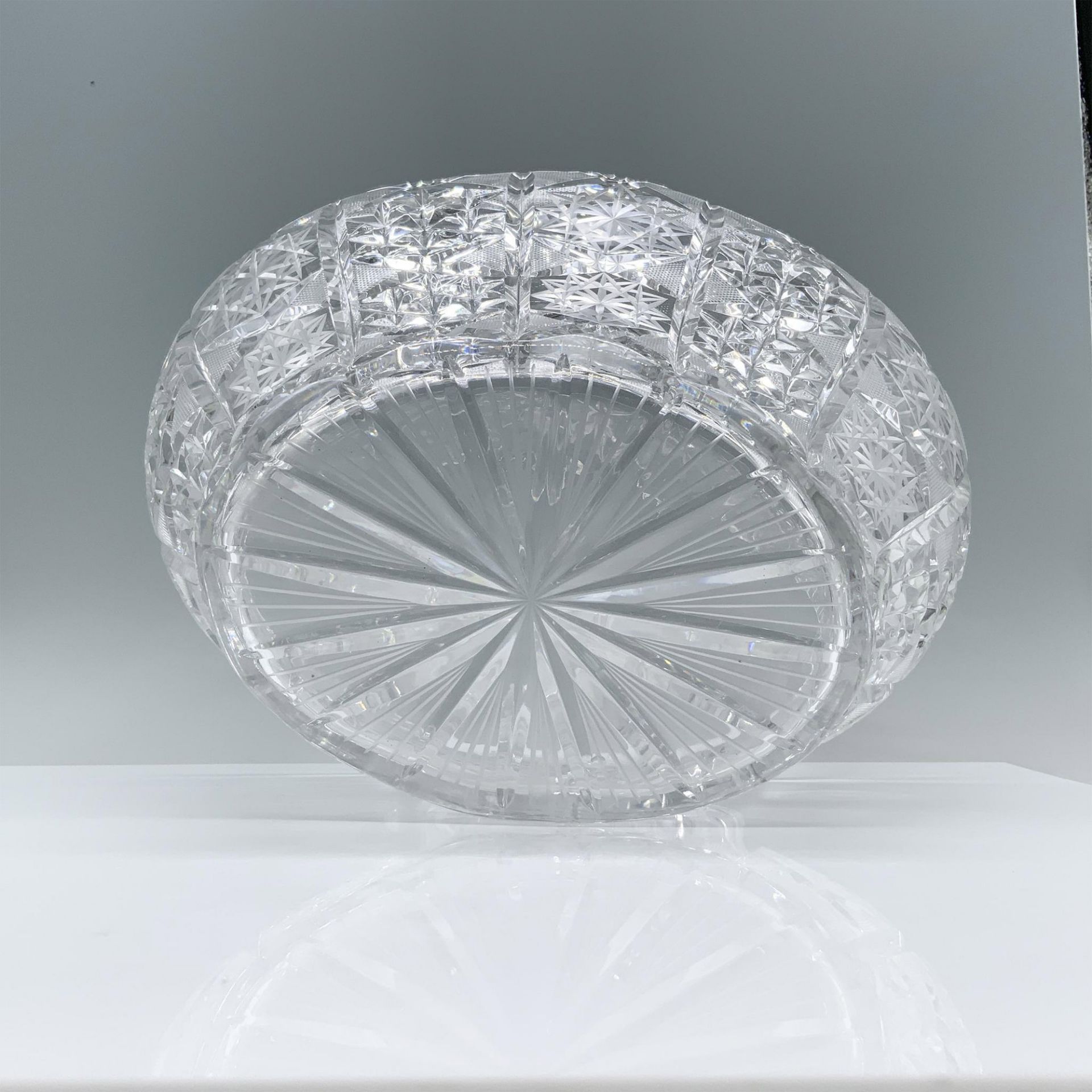 American Brilliant Cut Crystal Basket - Image 3 of 3