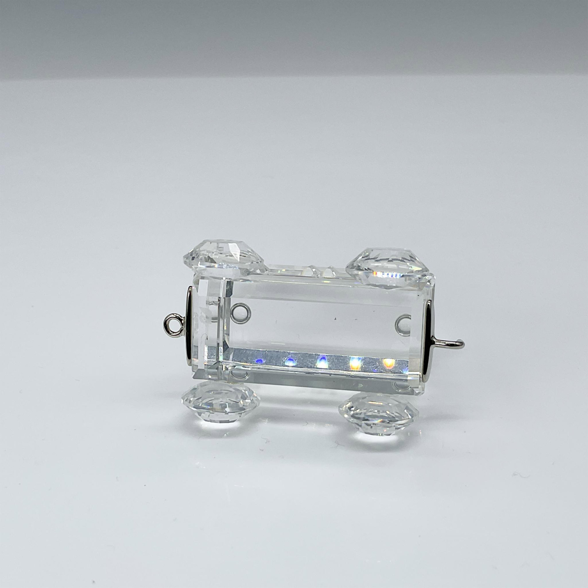 Swarovski Silver Crystal Figurine, Train Passenger Car - Image 3 of 4
