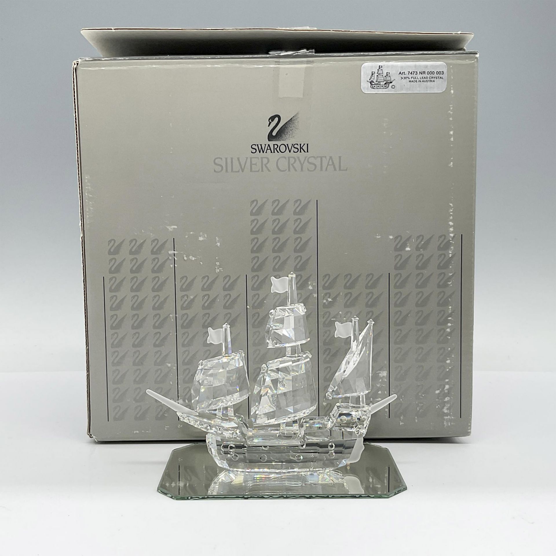 Swarovski Crystal Figurine, Santa Maria Ship + Base - Bild 4 aus 4