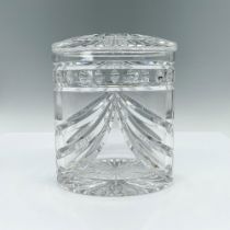 Waterford Crystal Oval Shaped Cookie Jar, Overture Pattern