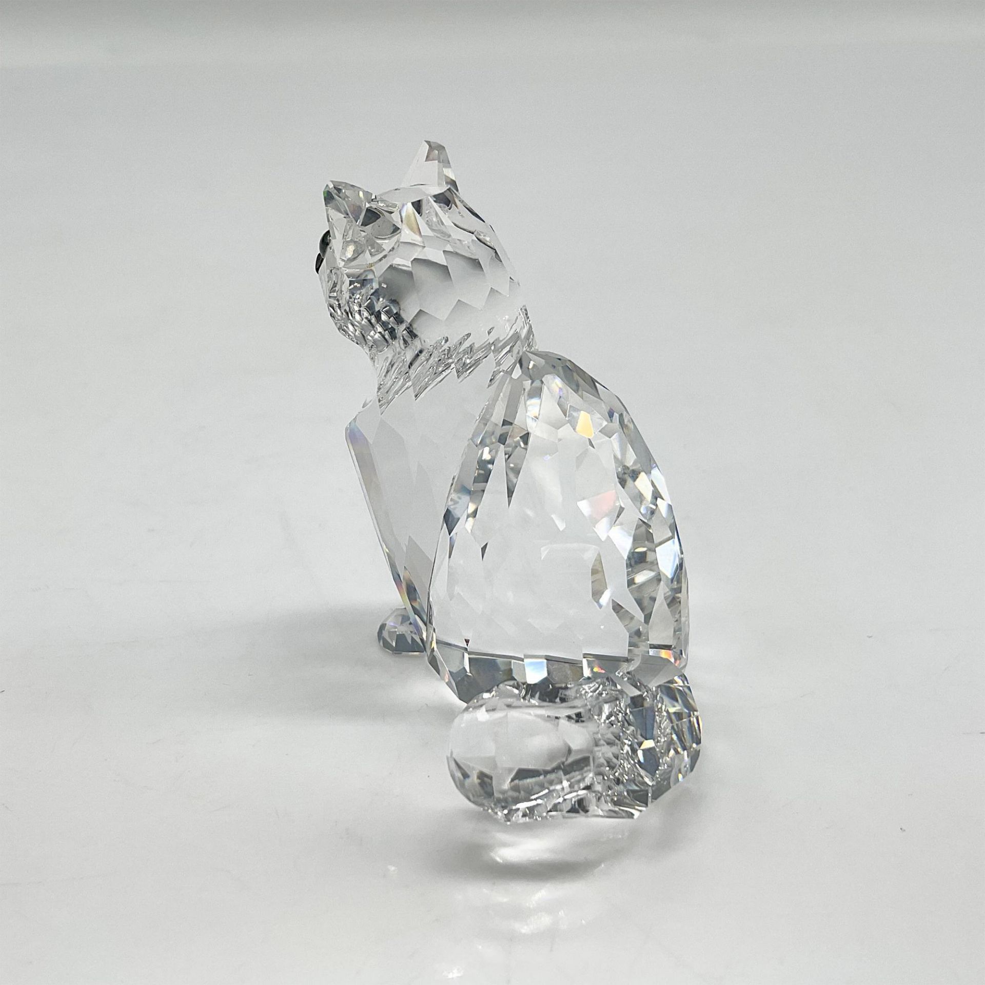 Swarovski Silver Crystal Figurine, Sitting Cat - Bild 2 aus 4