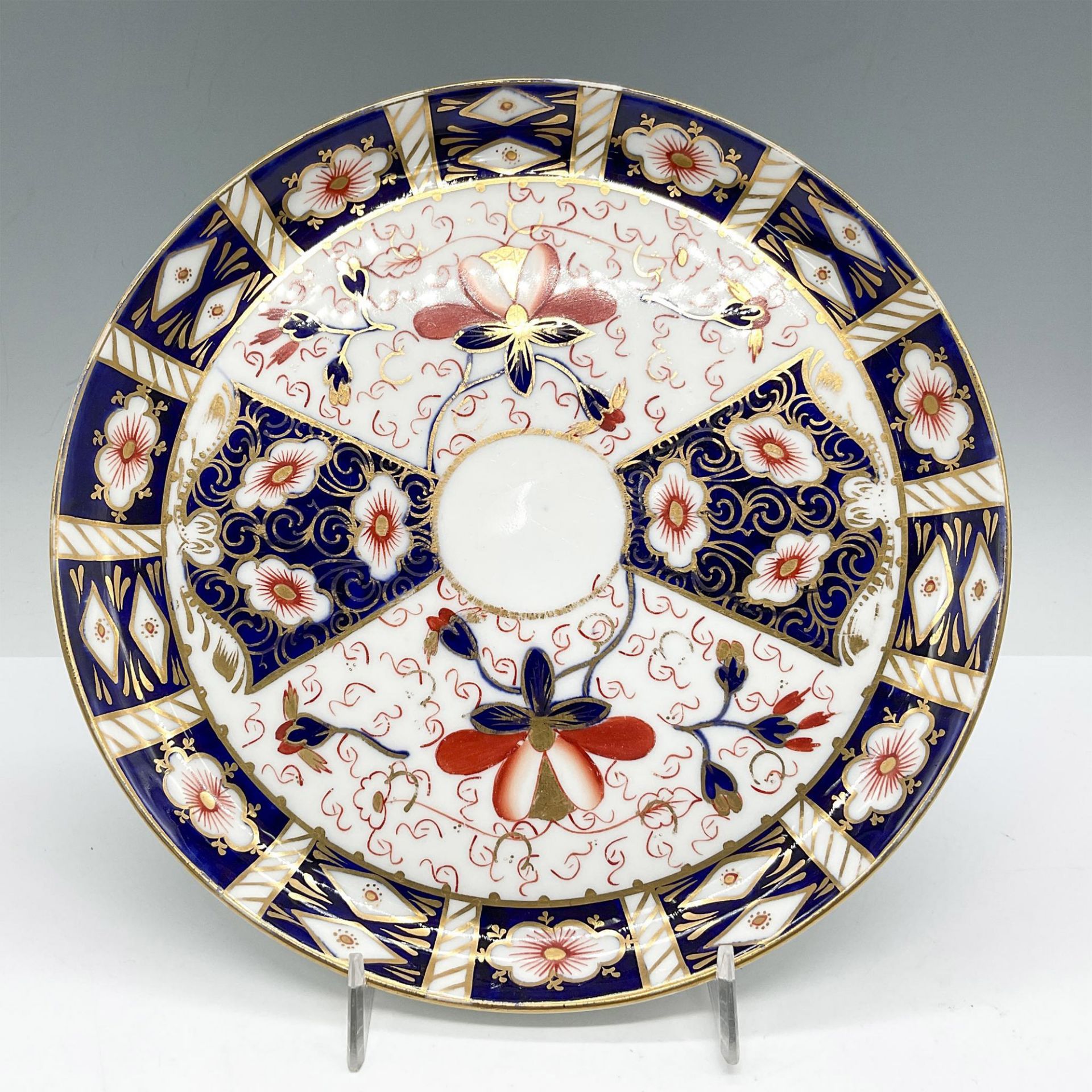 Royal Crown Derby Porcelain Serving Plate, Imari - Bild 2 aus 7