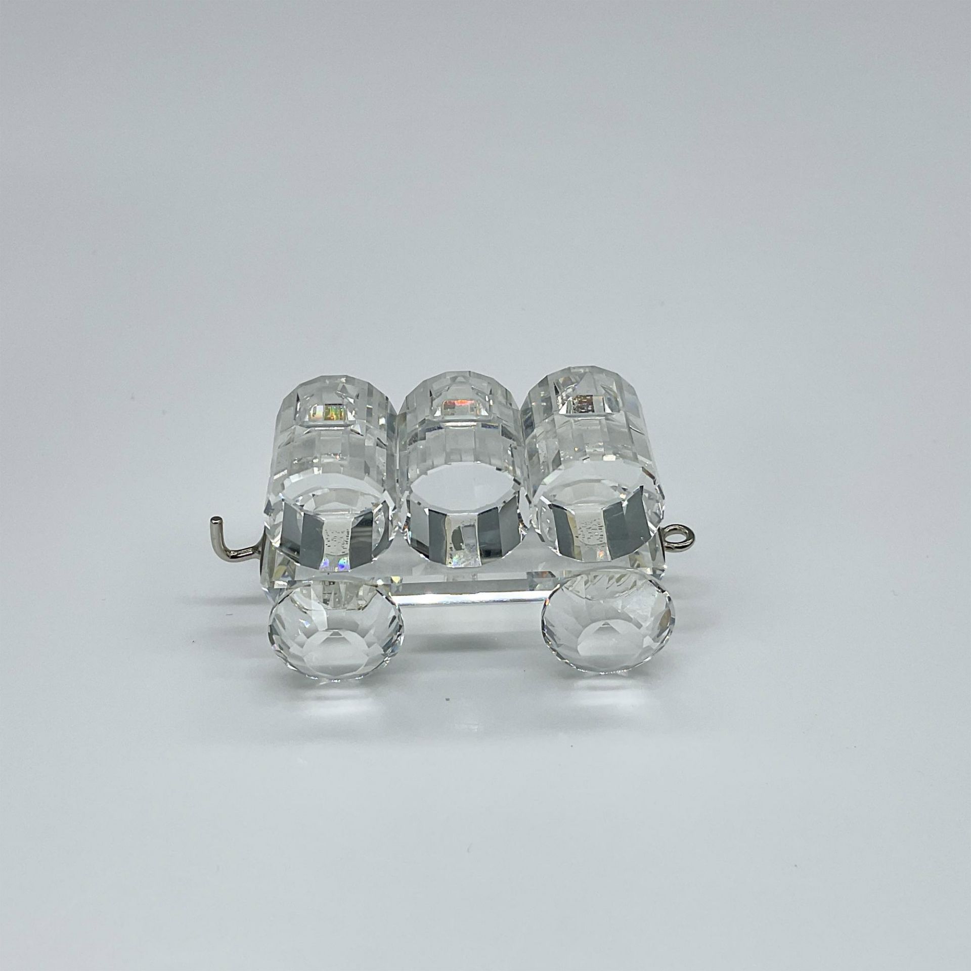 Swarovski Silver Crystal Figurine, Train Petrol Wagon - Bild 2 aus 4
