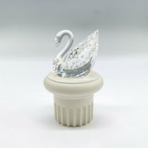 Swarovski Crystal Silver Figurine, Centennial Swan