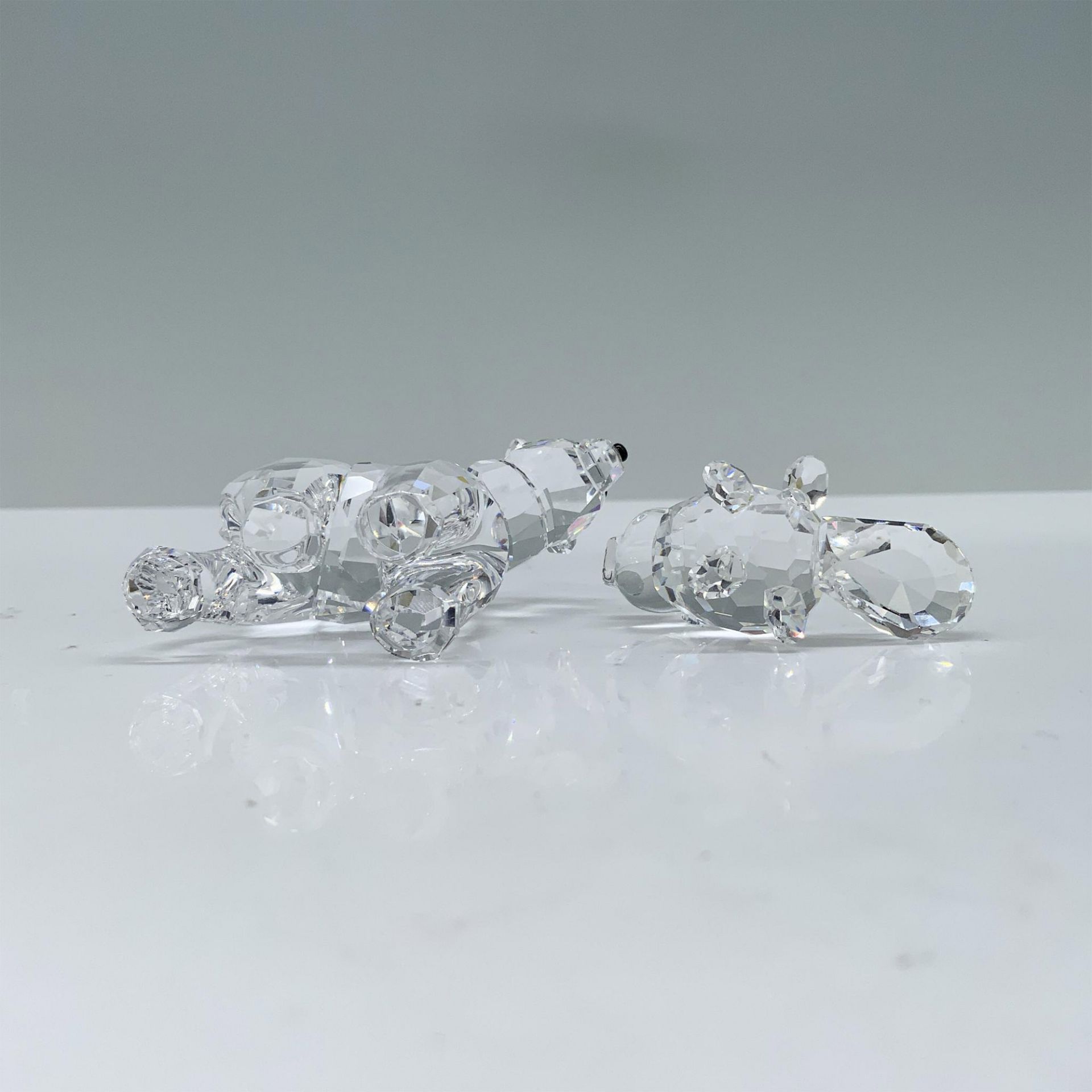 2pc Swarovski Crystal Figurines, Polar Bear and Beaver - Image 3 of 3