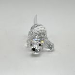 Swarovski Silver Crystal Figurine, Beagle Playing