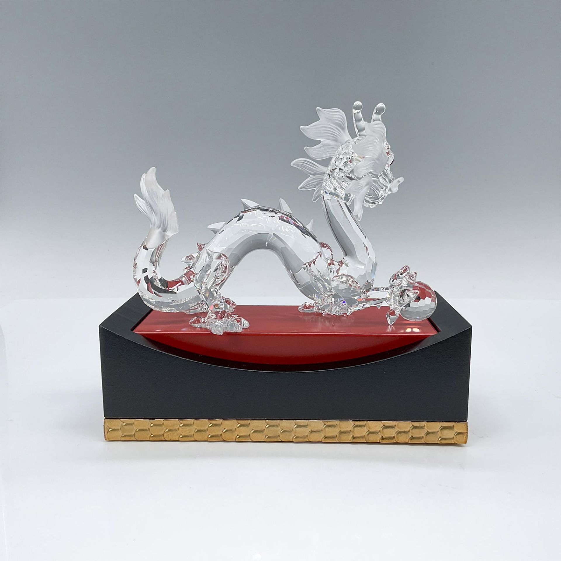 Swarovski Crystal Figurine, Zodiac Dragon with Base - Image 2 of 4