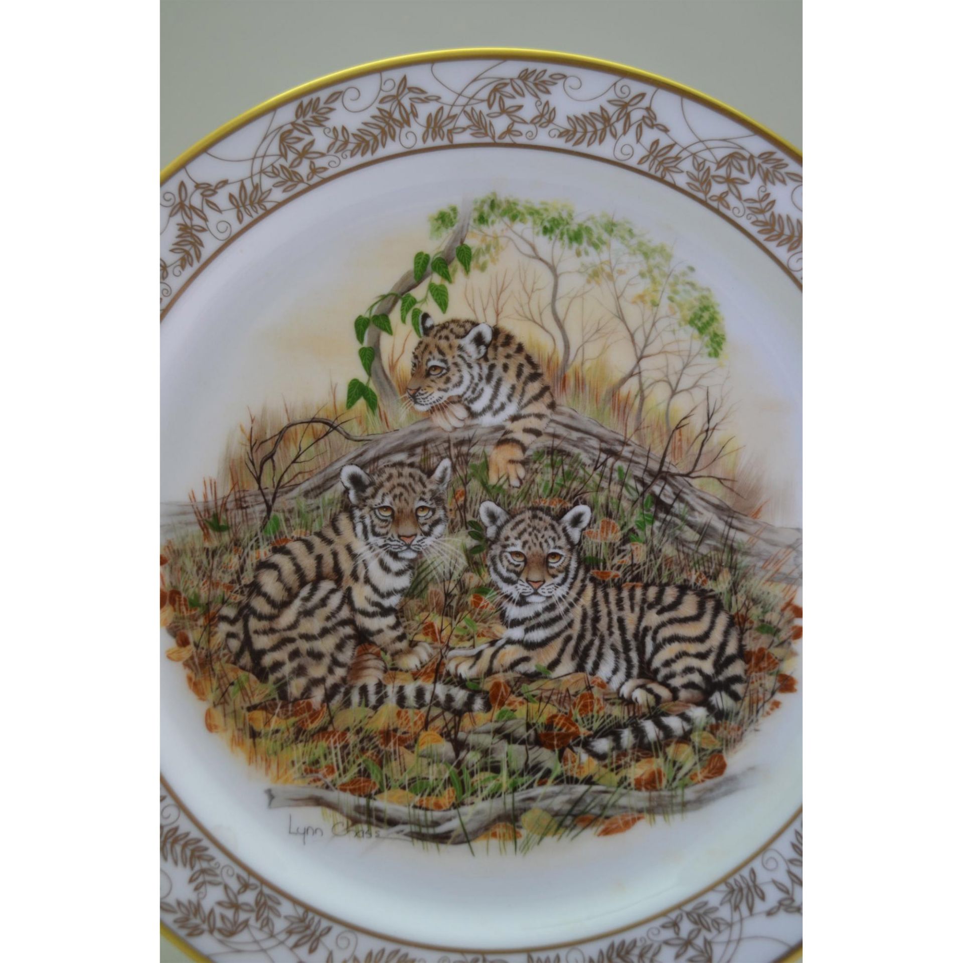 Lenox Lynn Chase Plate Nature'S Nursery "Bengal Tigers" - Bild 3 aus 3