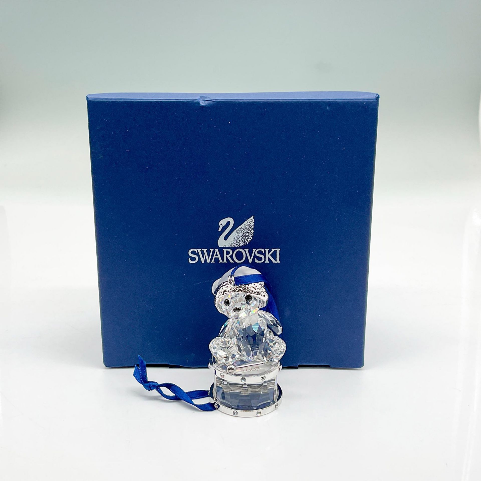 Swarovski Crystal Figurine, Kris Bear on Drum - Image 4 of 4