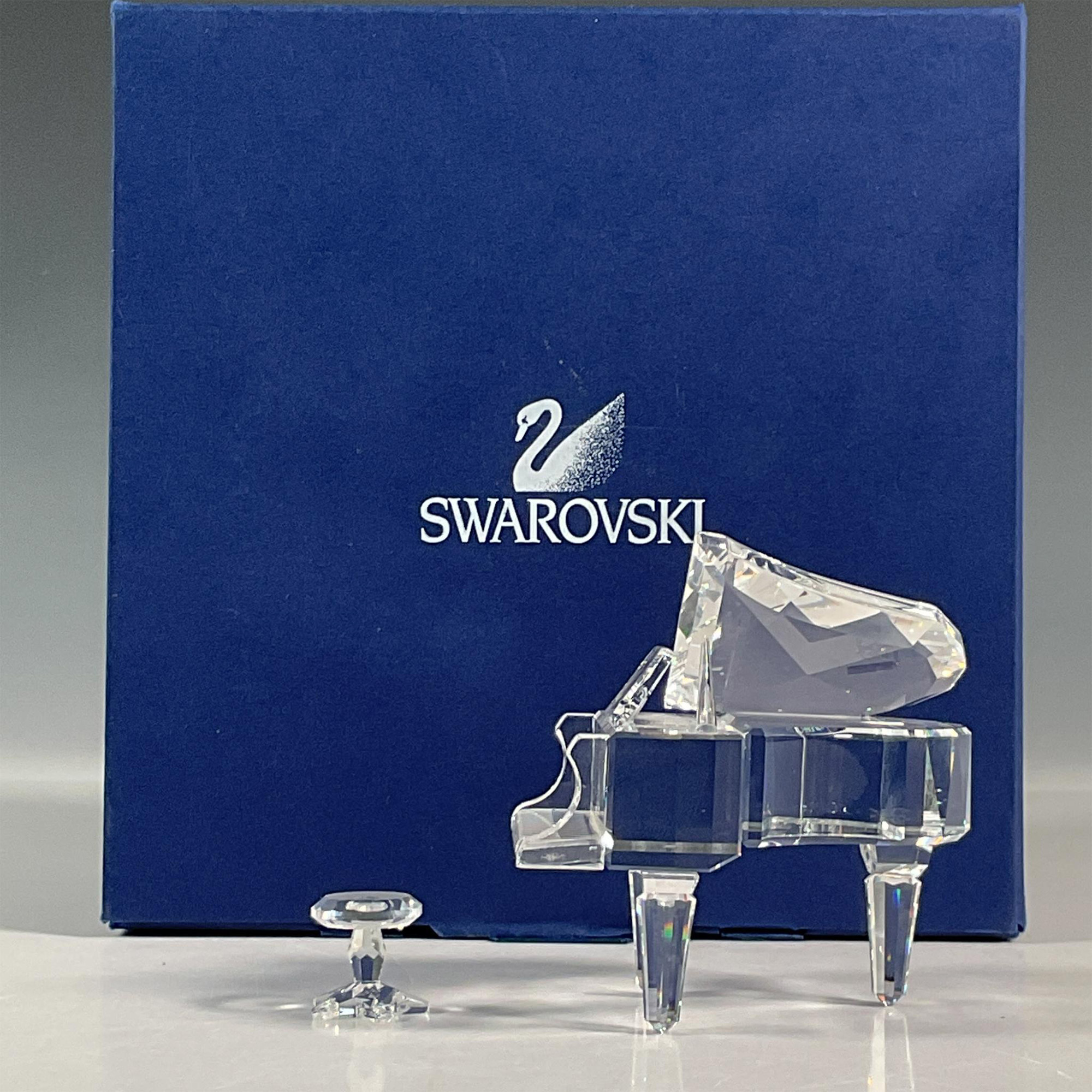 Swarovski Crystal Figurine, Grand Piano with Stool - Image 2 of 6