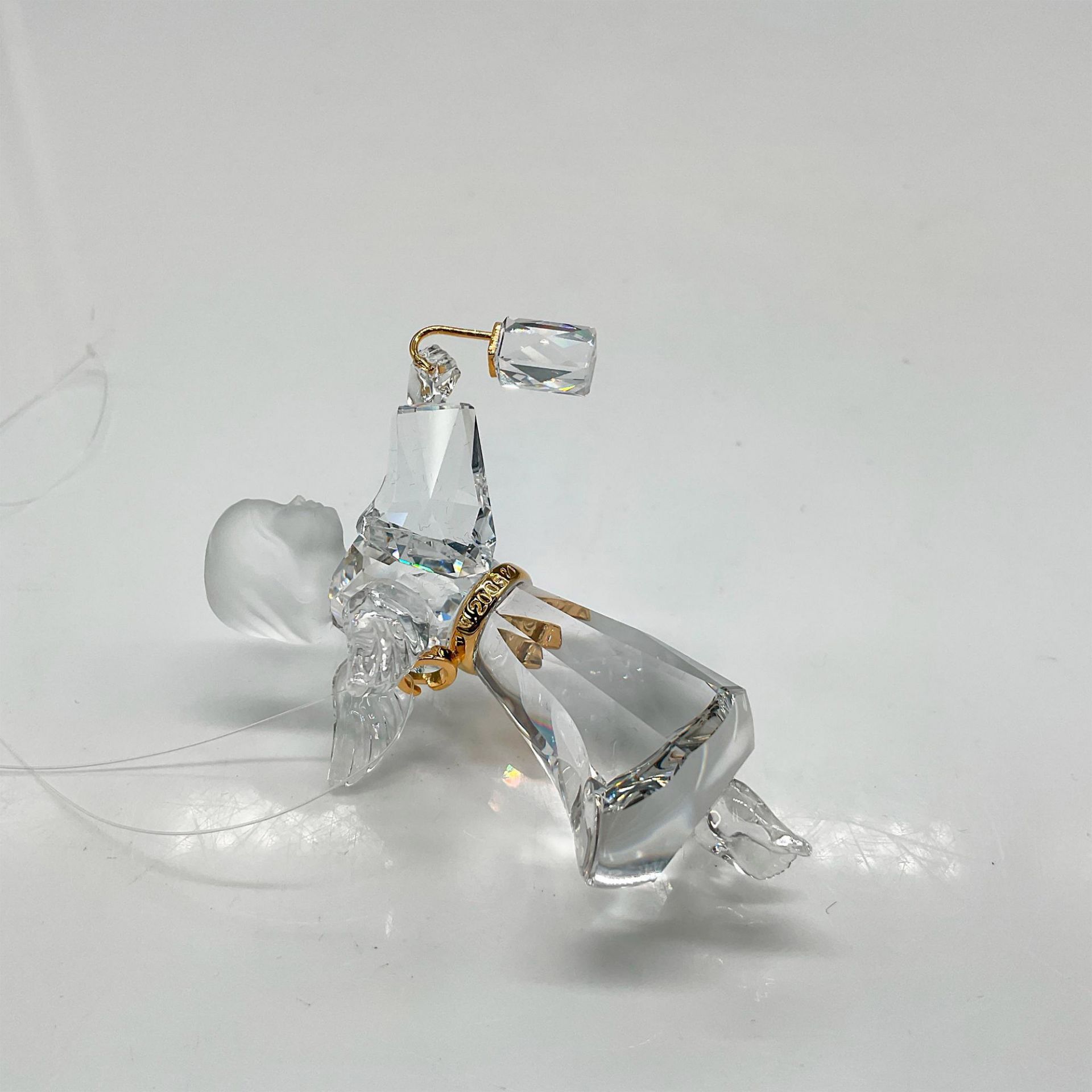 Swarovski Crystal Ornament, Angel Holding Lantern - Image 3 of 4