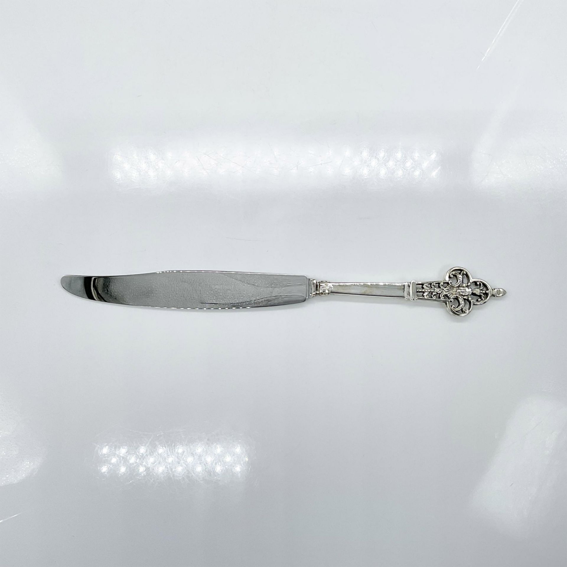 Christofle Sterling Silver Dinner Knife, Renaissance - Bild 3 aus 4