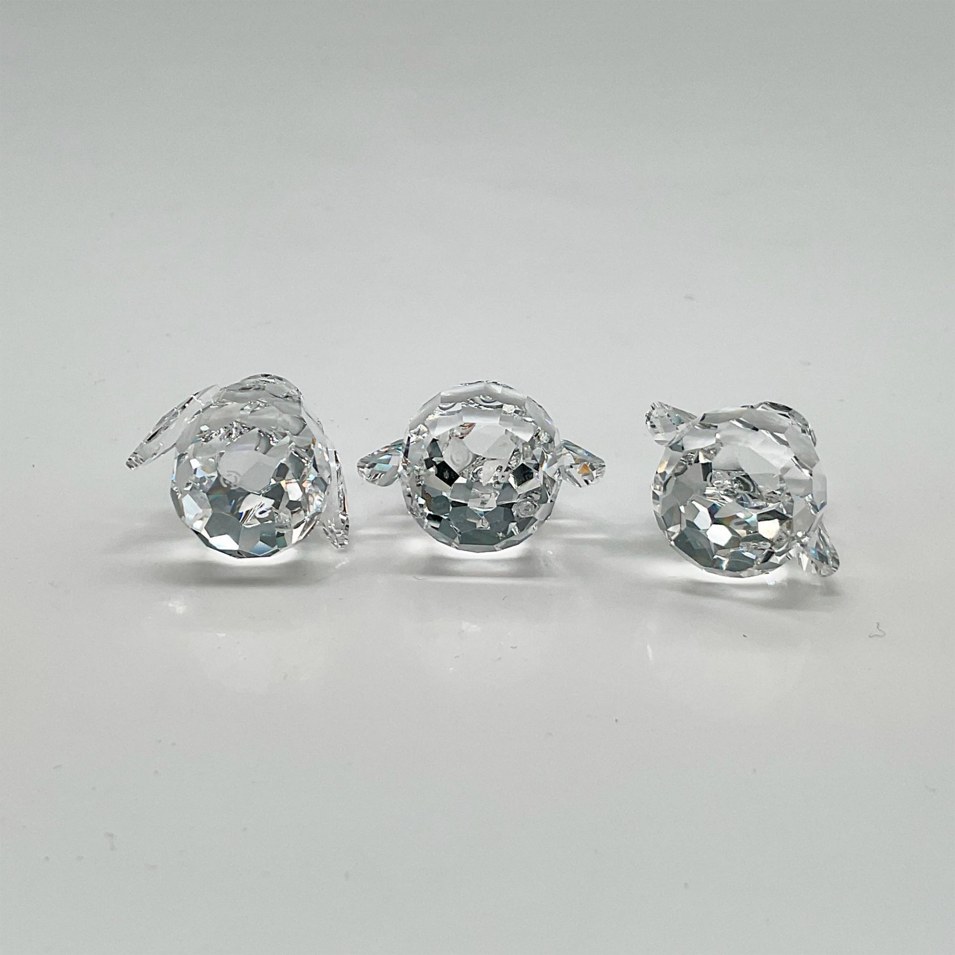 3pc Swarovski Crystal Figurines, Chick Penguins - Image 3 of 4