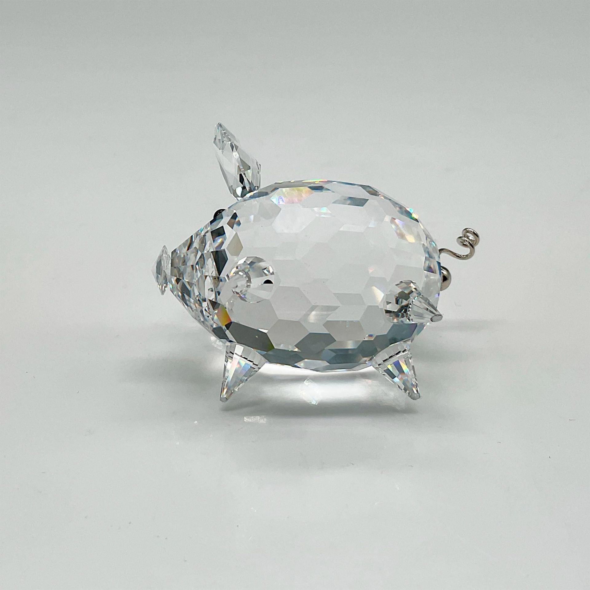 Swarovski Silver Crystal Figurine, Medium Pig - Image 3 of 4