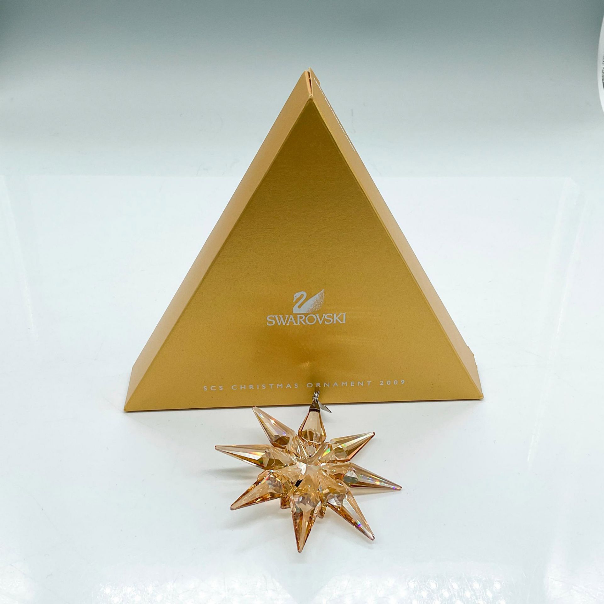 Swarovski Crystal SCS Gold Christmas Ornament 2009 - Bild 3 aus 3