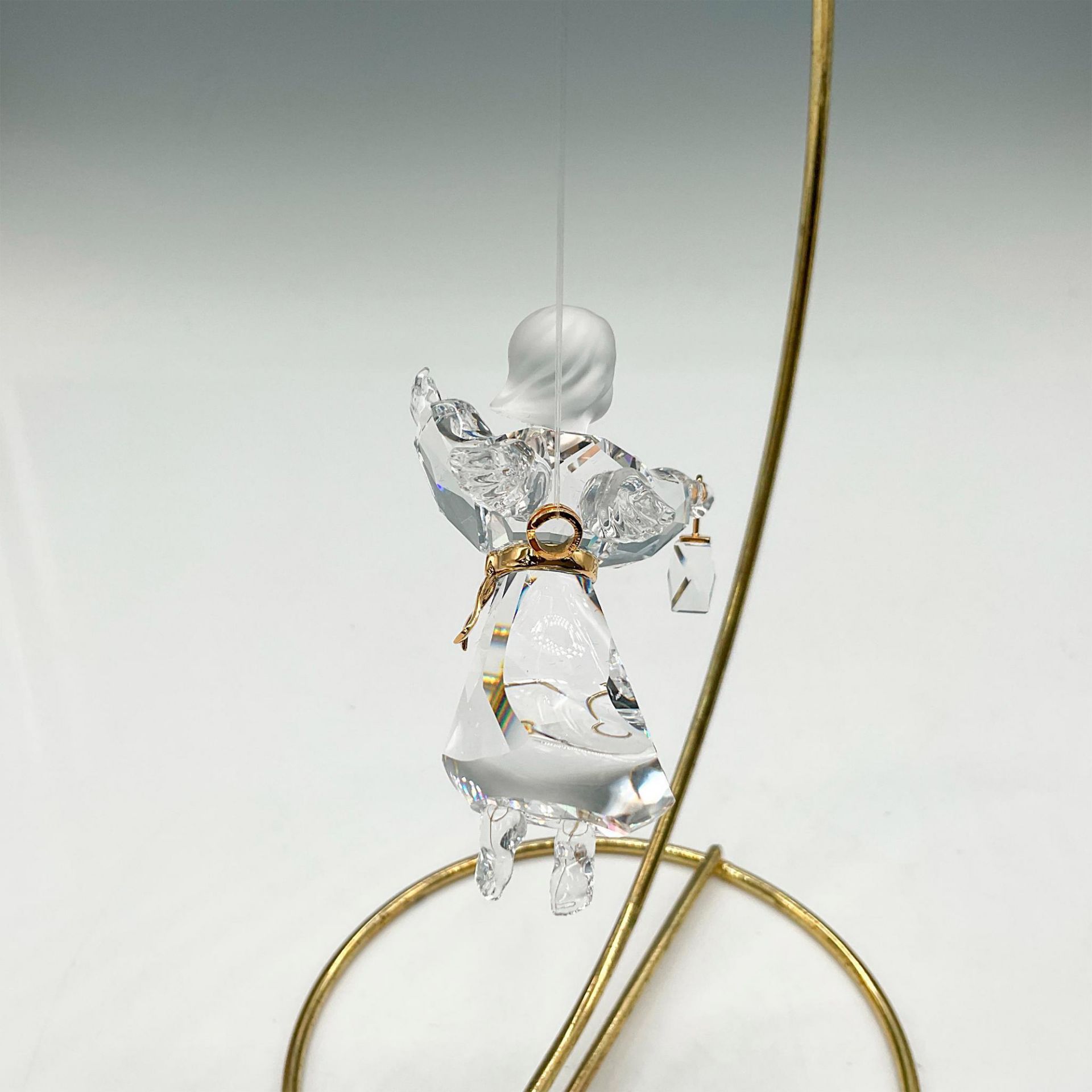 Swarovski Crystal Ornament, Angel Holding Lantern - Image 2 of 4