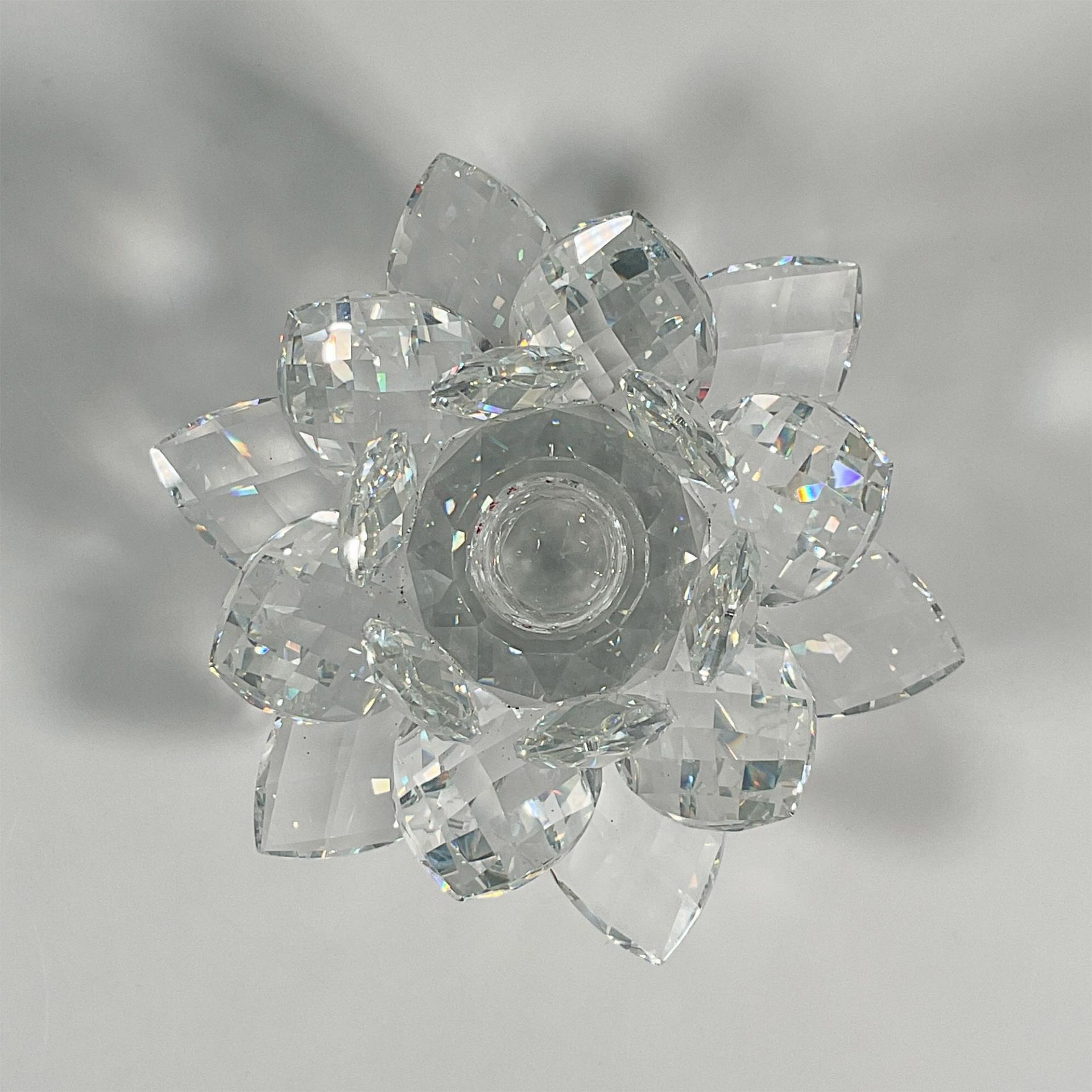 Swarovski Silver Crystal Candle Holder, Waterlily - Image 3 of 5