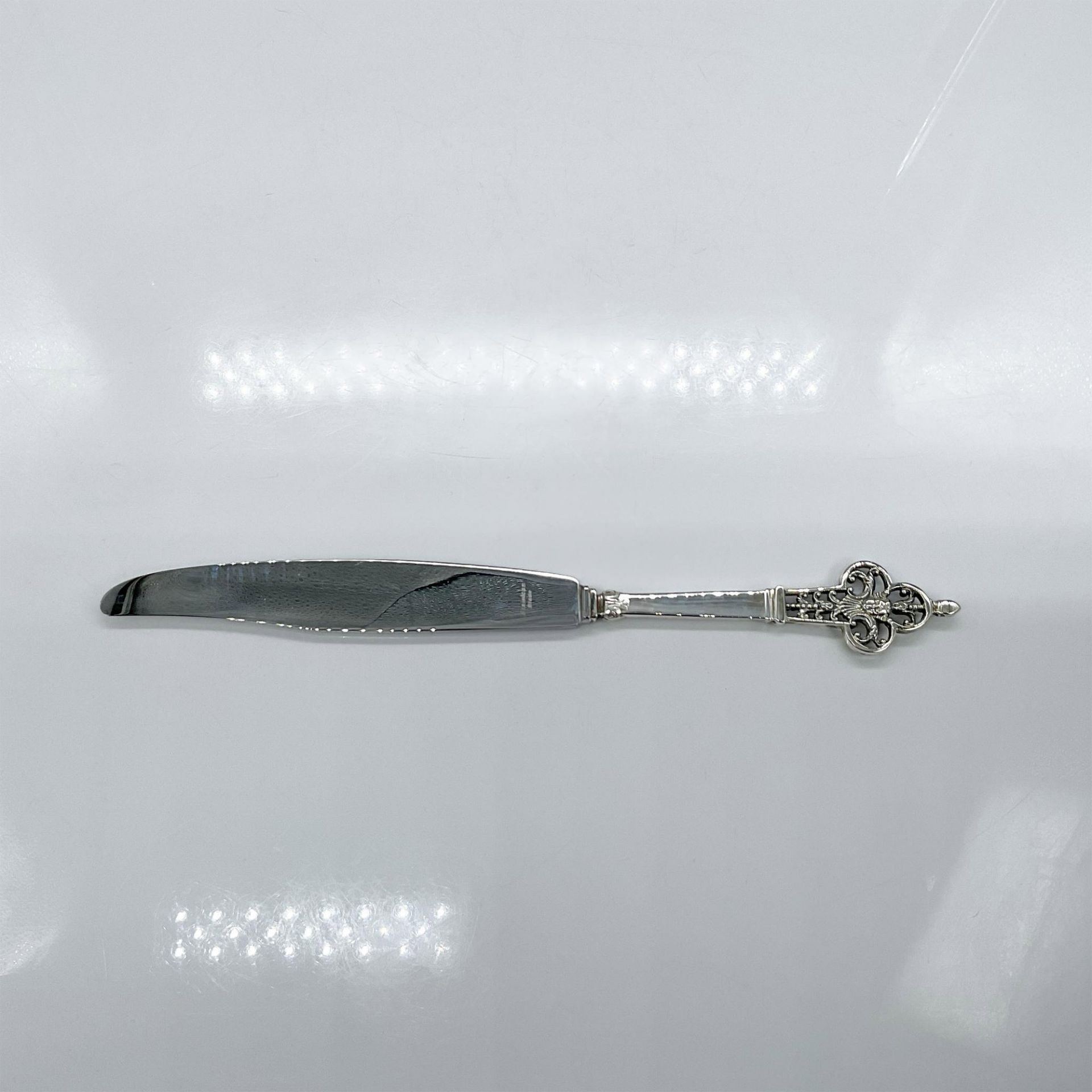 Christofle Sterling Silver Dinner Knife, Renaissance - Bild 4 aus 4