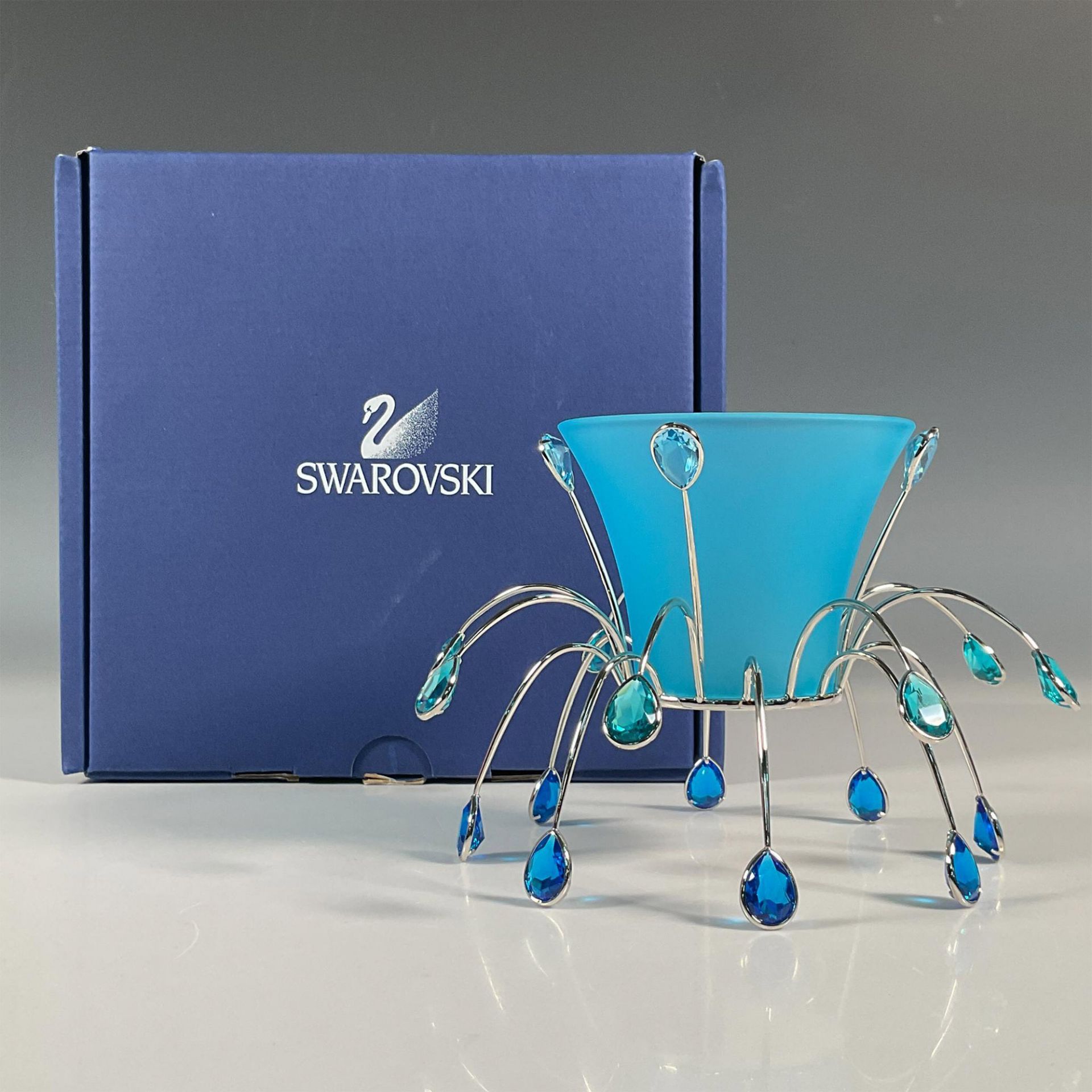 Swarovski Crystal Tea Light, Jewels Blue - Image 2 of 4