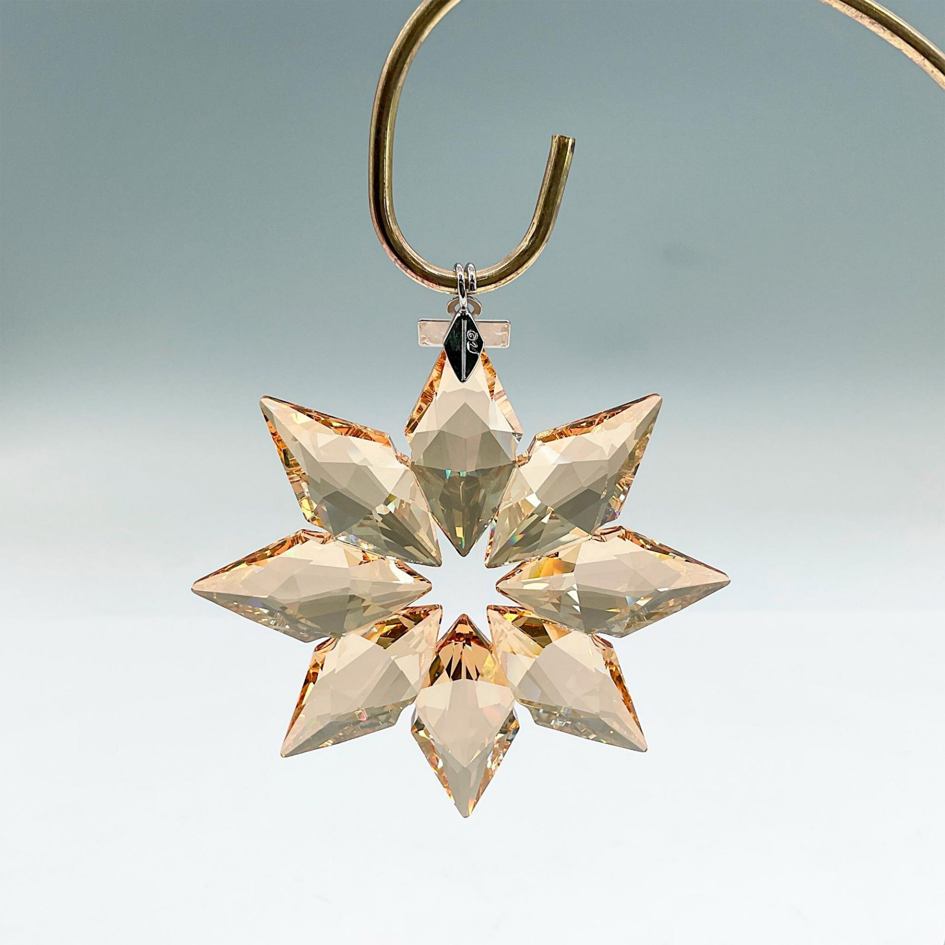 Swarovski Crystal SCS Gold Christmas Ornament 2013 - Image 2 of 3