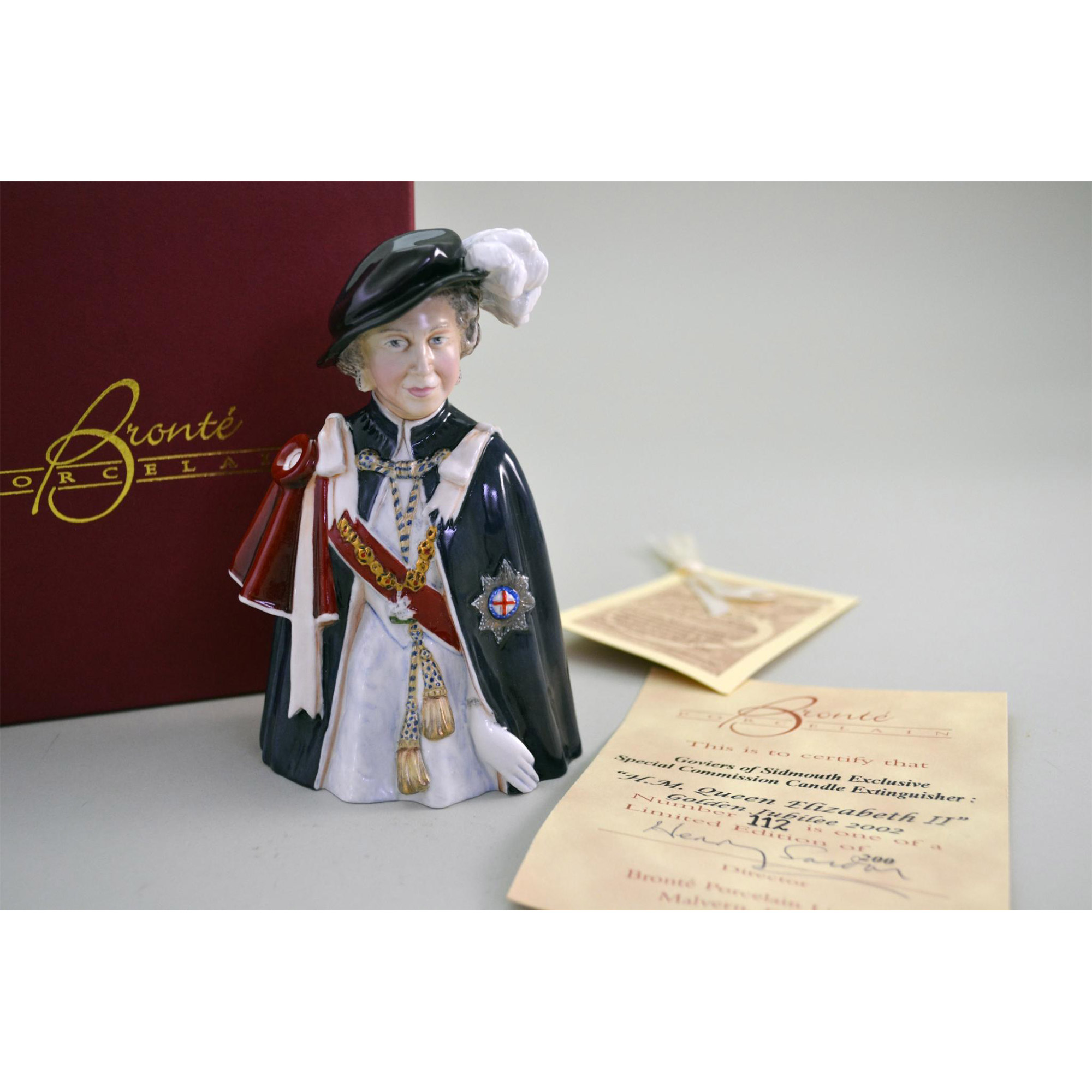 Bronte' Porcelain H.M.Queen Elizabeth Ii Golden Jubilee Candle Extinguisher - Image 6 of 6